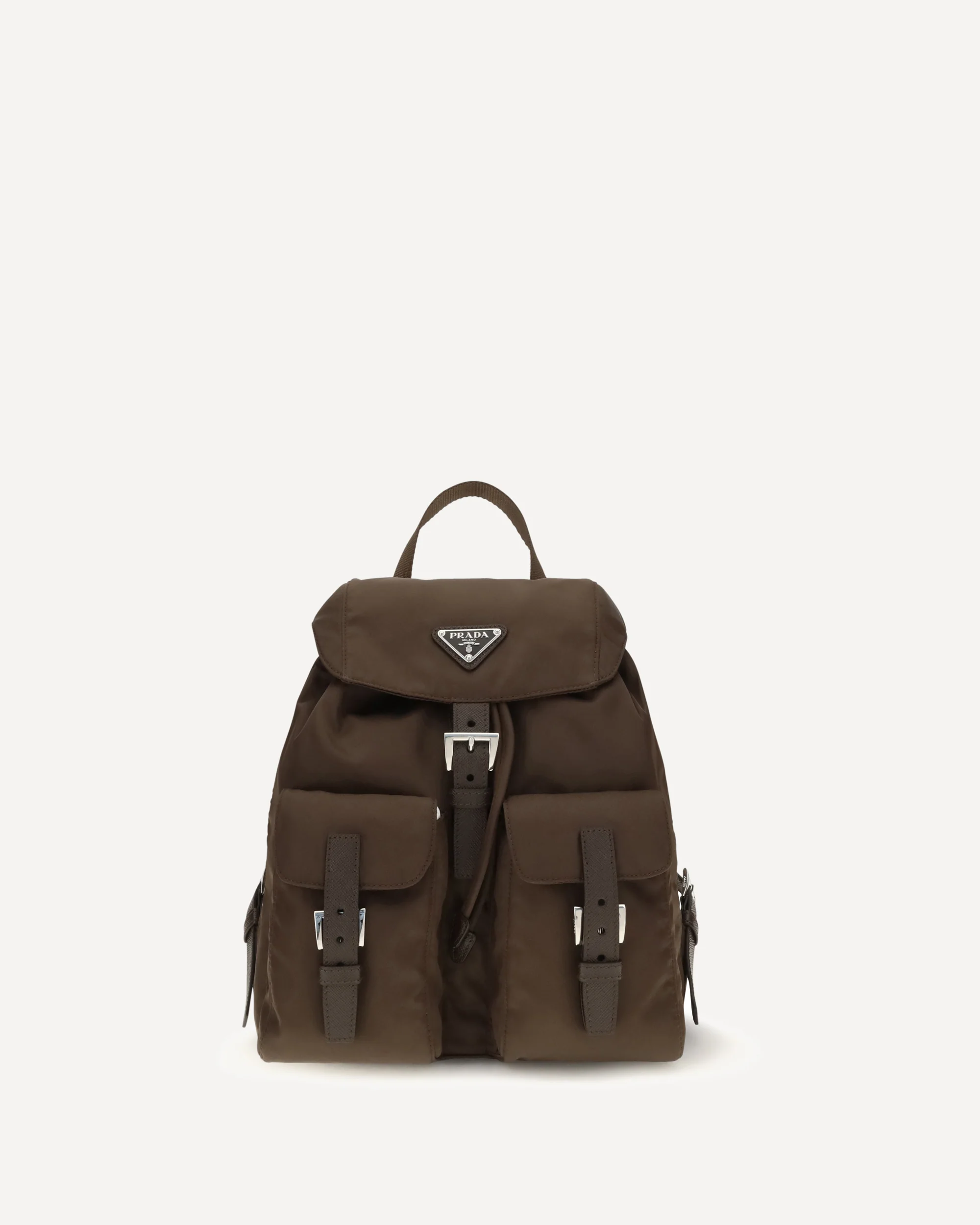 Re-Nylon Backpack - BROWN | Cheap Luxury Handbags Store,