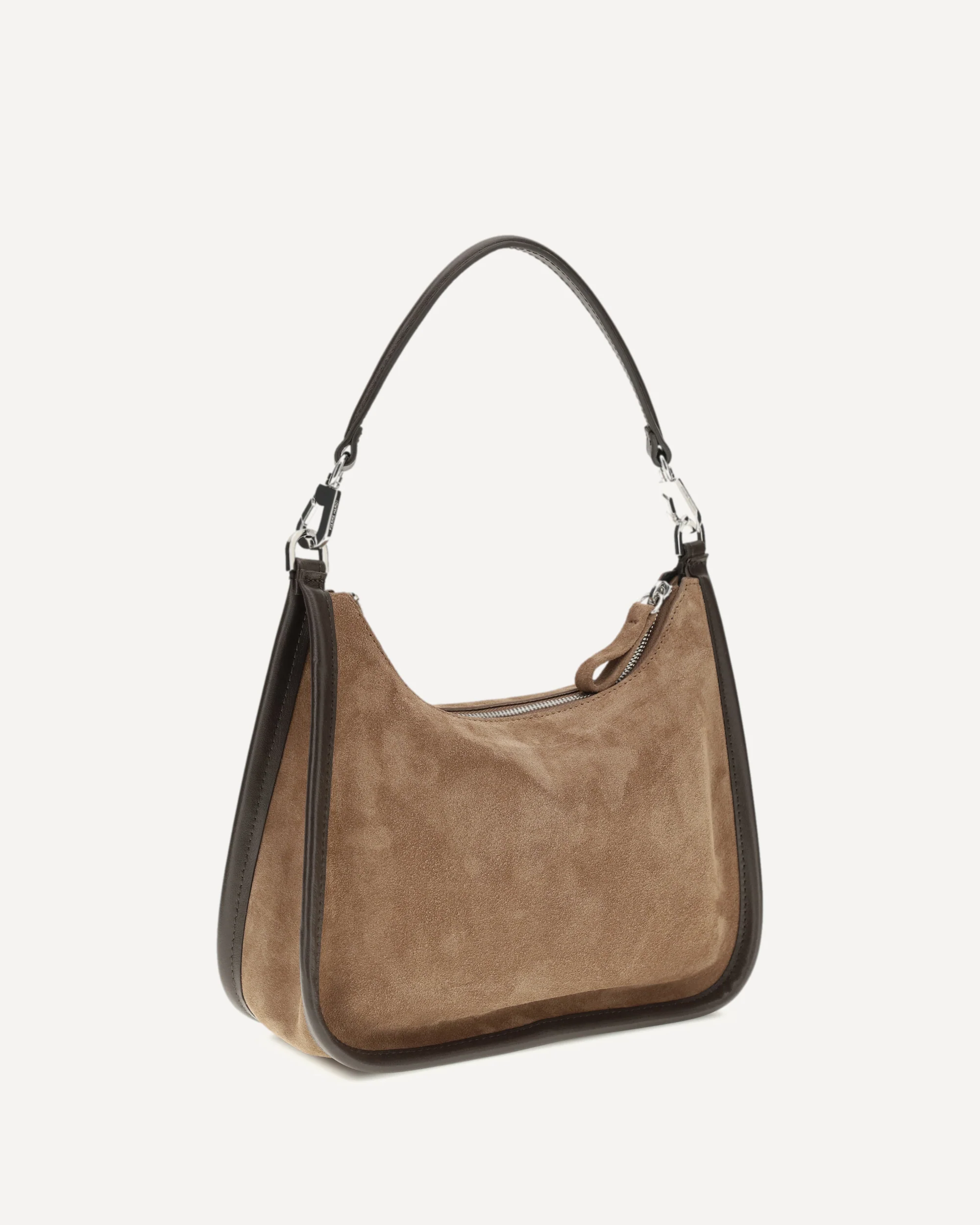 Alpha Day Miss leather Shoulder Bag - BROWN | Cheap Luxury Handbags Store,