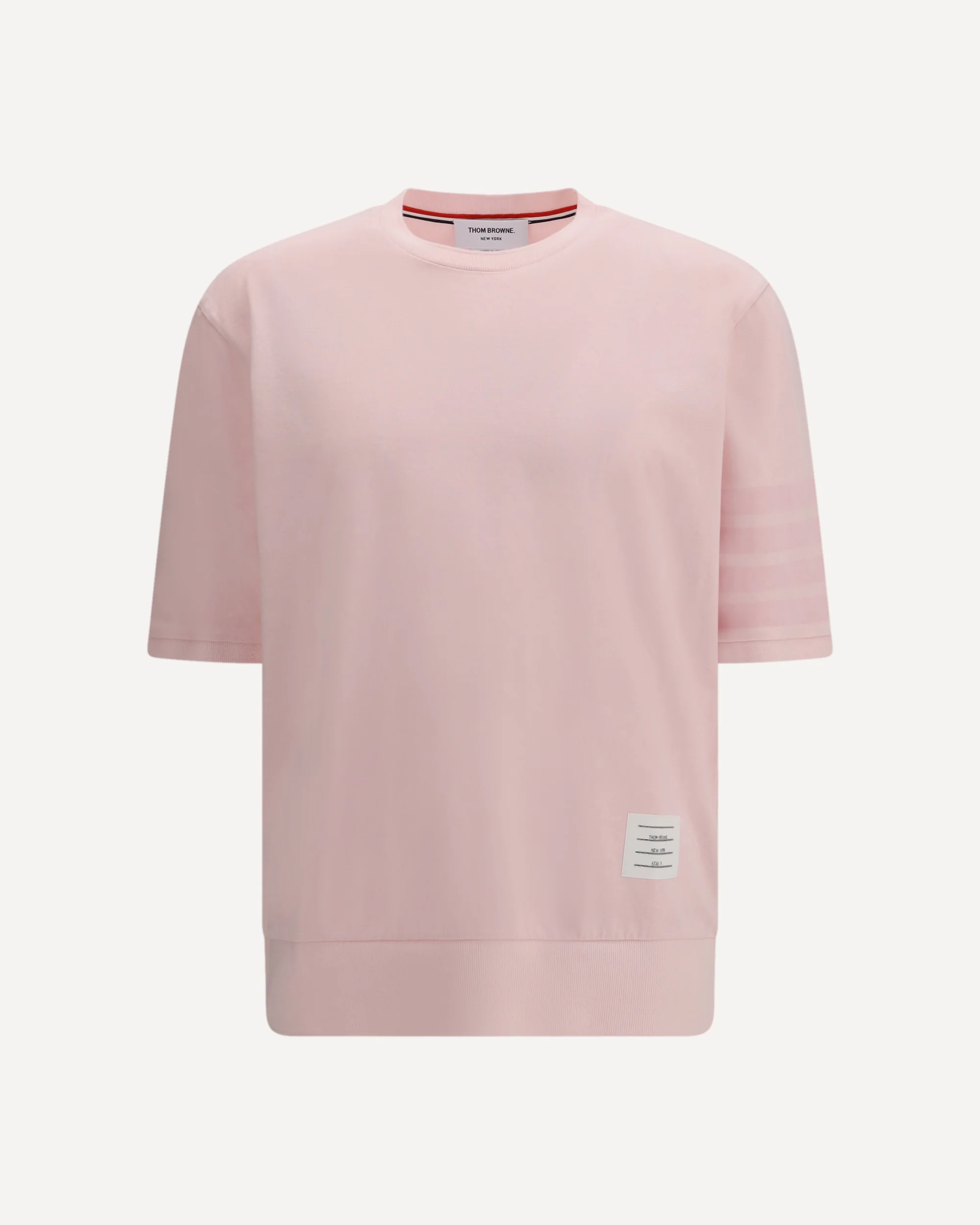 4-Bar cotton jersey T-shirt - PINK | Cheap Luxury Handbags Store,