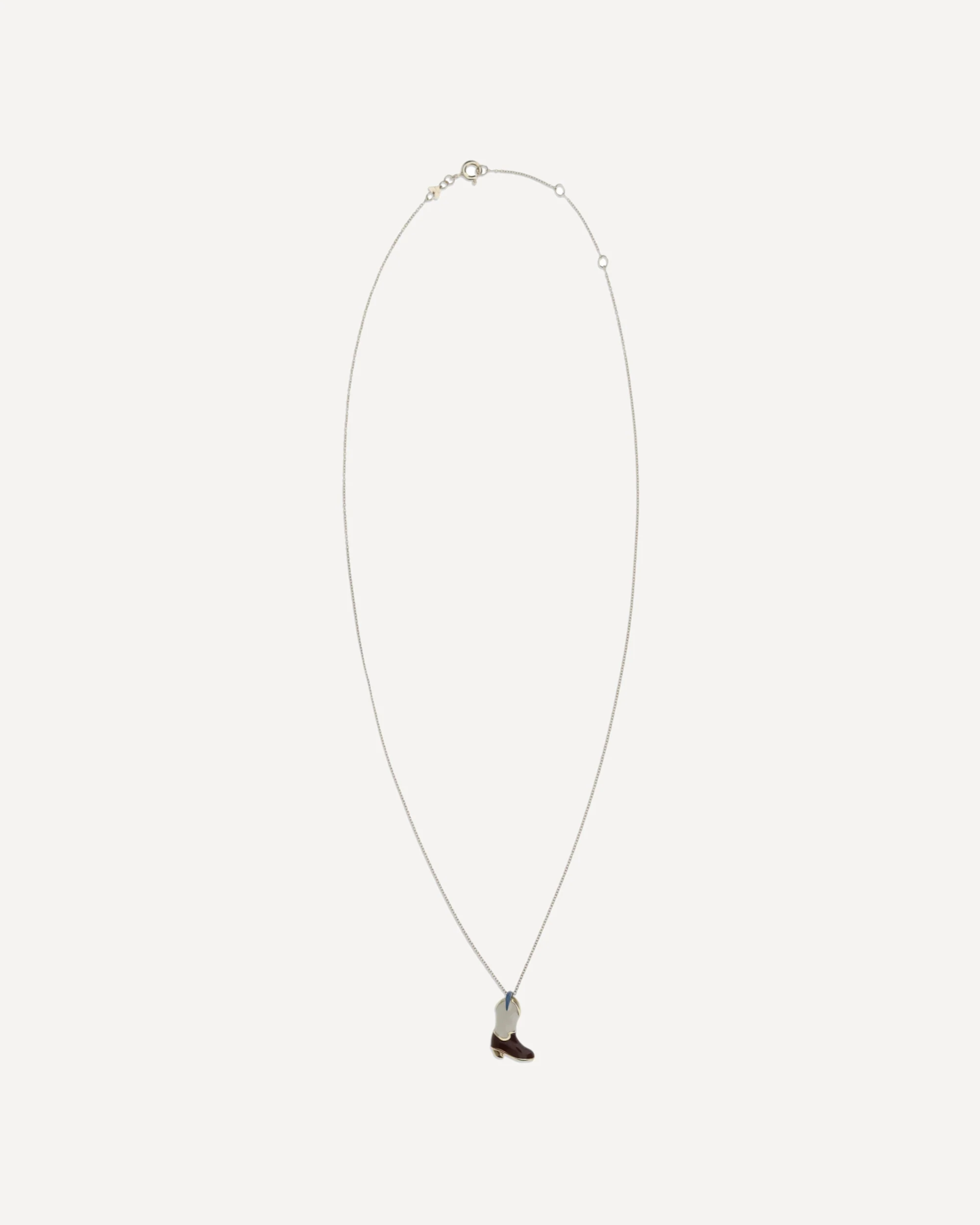 Cowboy Boot Necklace - GOLD | Cheap Luxury Handbags Store,