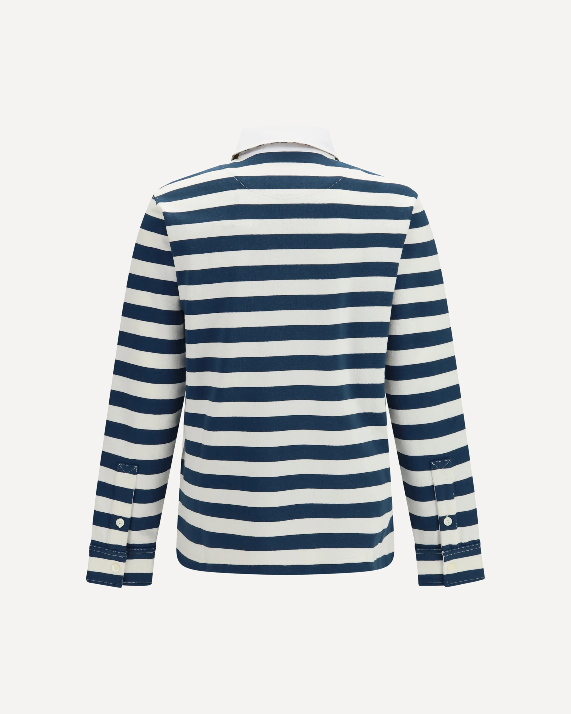 Striped long-sleeve cotton Polo - MULTICOLOUR | Cheap Luxury Handbags Store,
