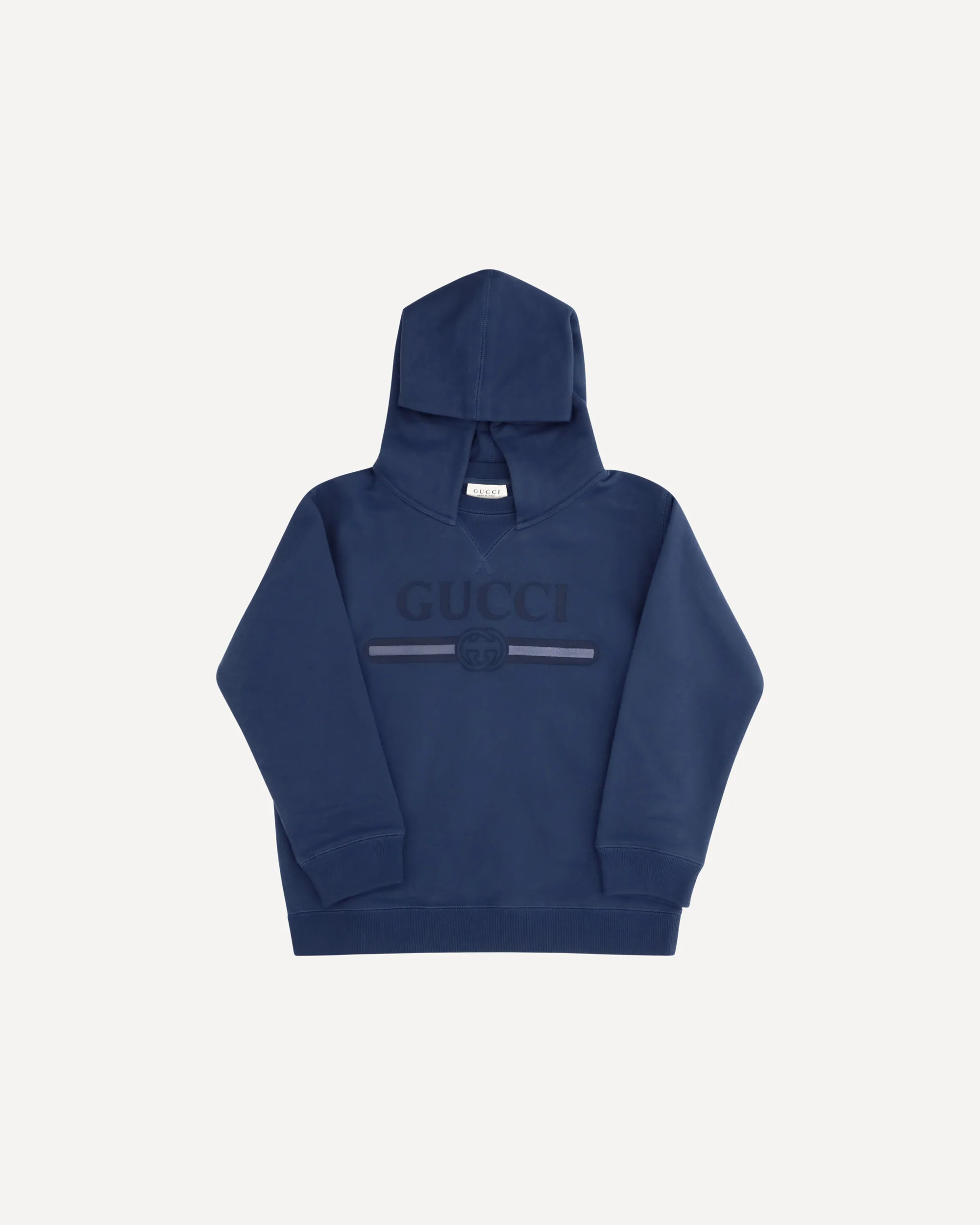 Cotton Hooded Sweatshirt with print for Boy - BLUE | Cheap Luxury Handbags Store,