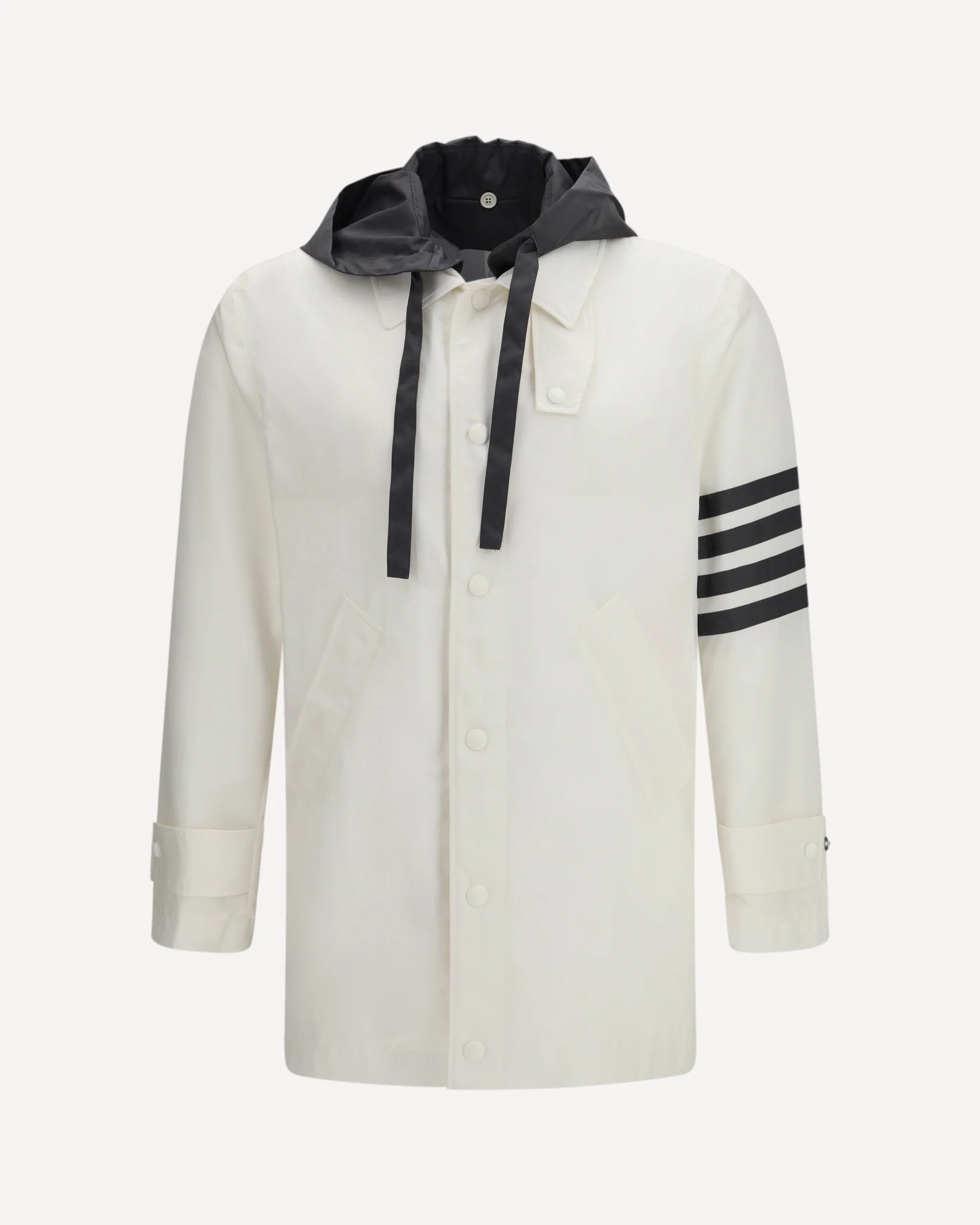 Unconstructed hooded Bal Collar - WHITE | Cheap Luxury Handbags Store,
