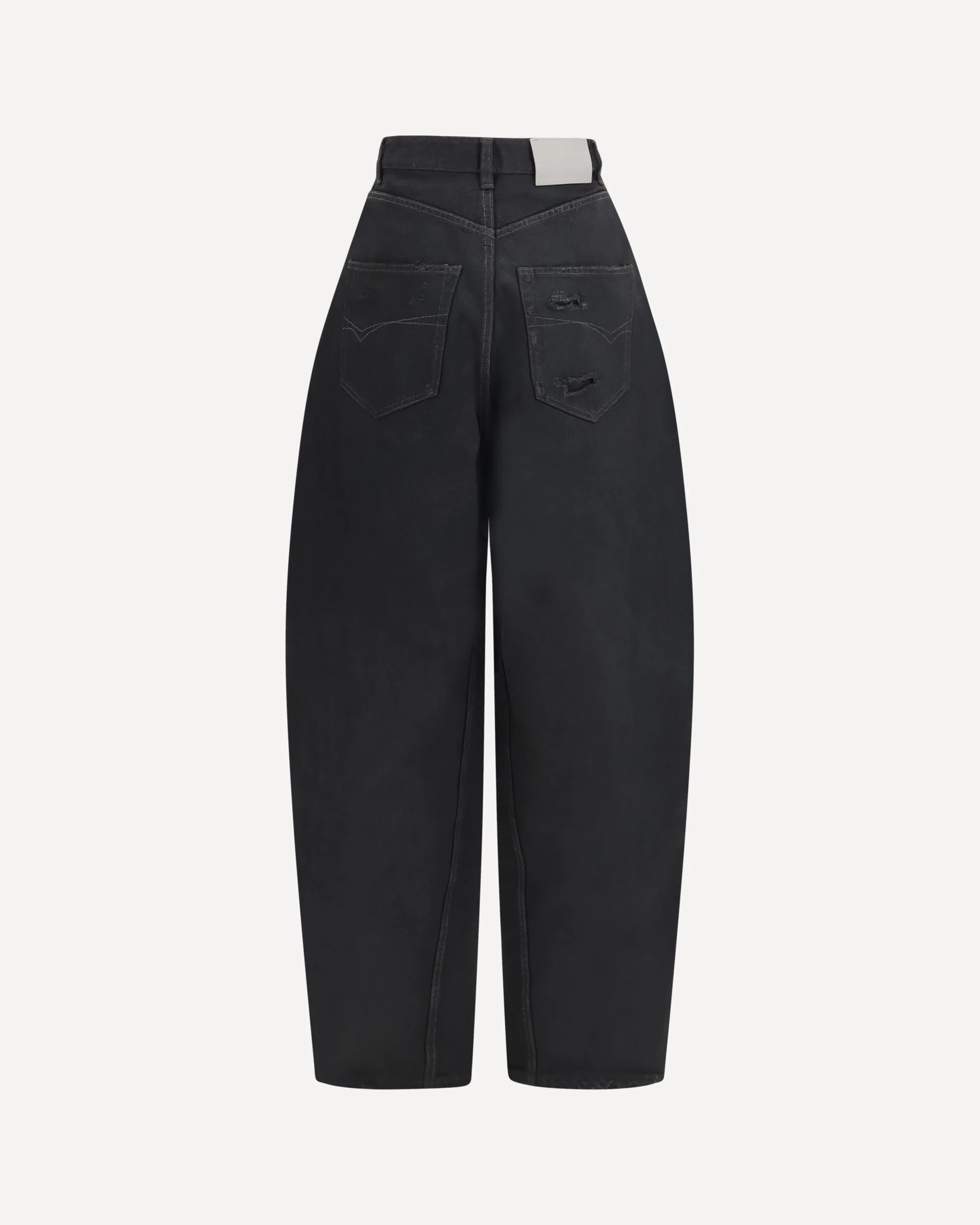 High-waisted twisted-seam Pants - BLACK | Cheap Luxury Handbags Store,