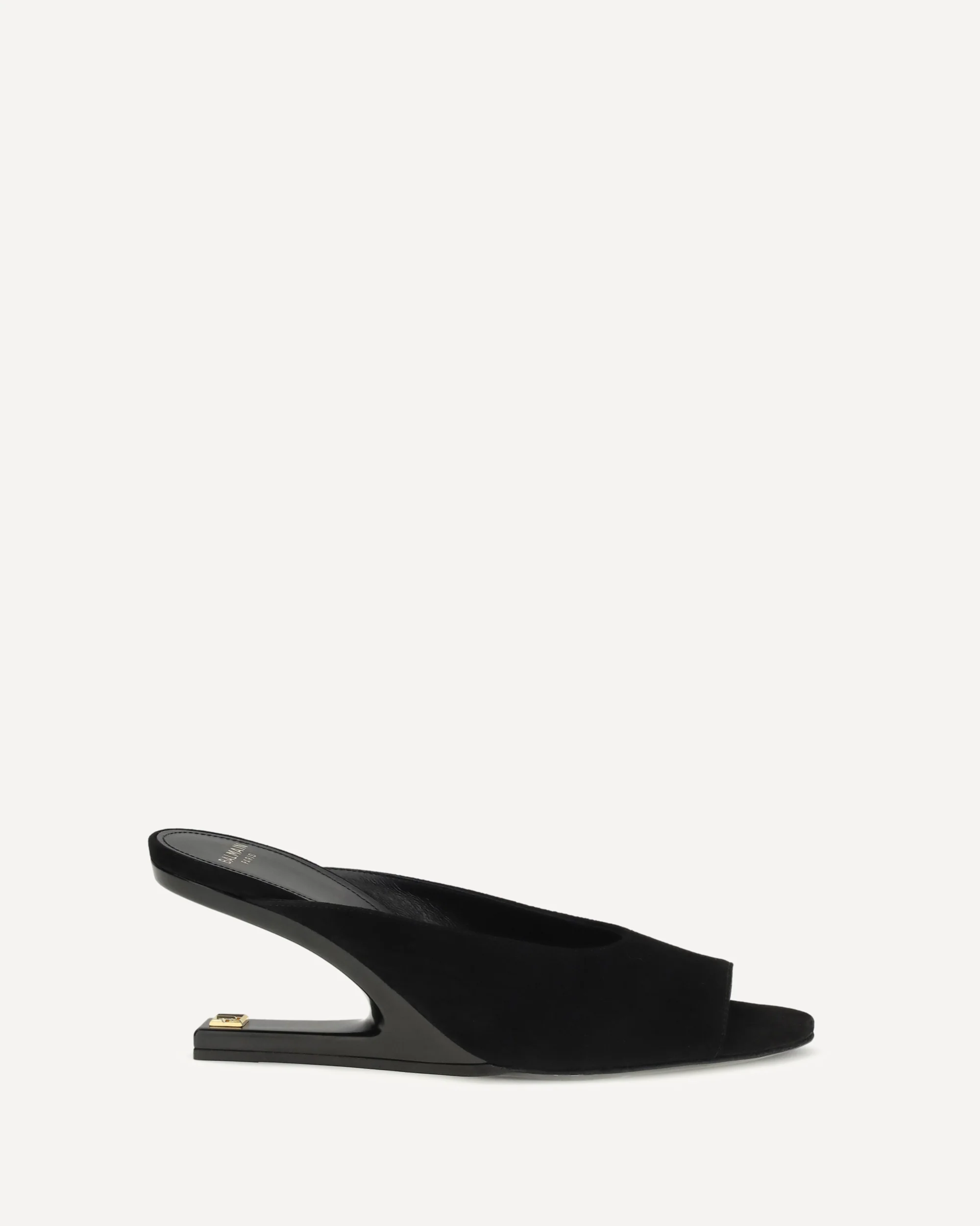 Suede open-toe Mules - BLACK | Cheap Luxury Handbags Store,