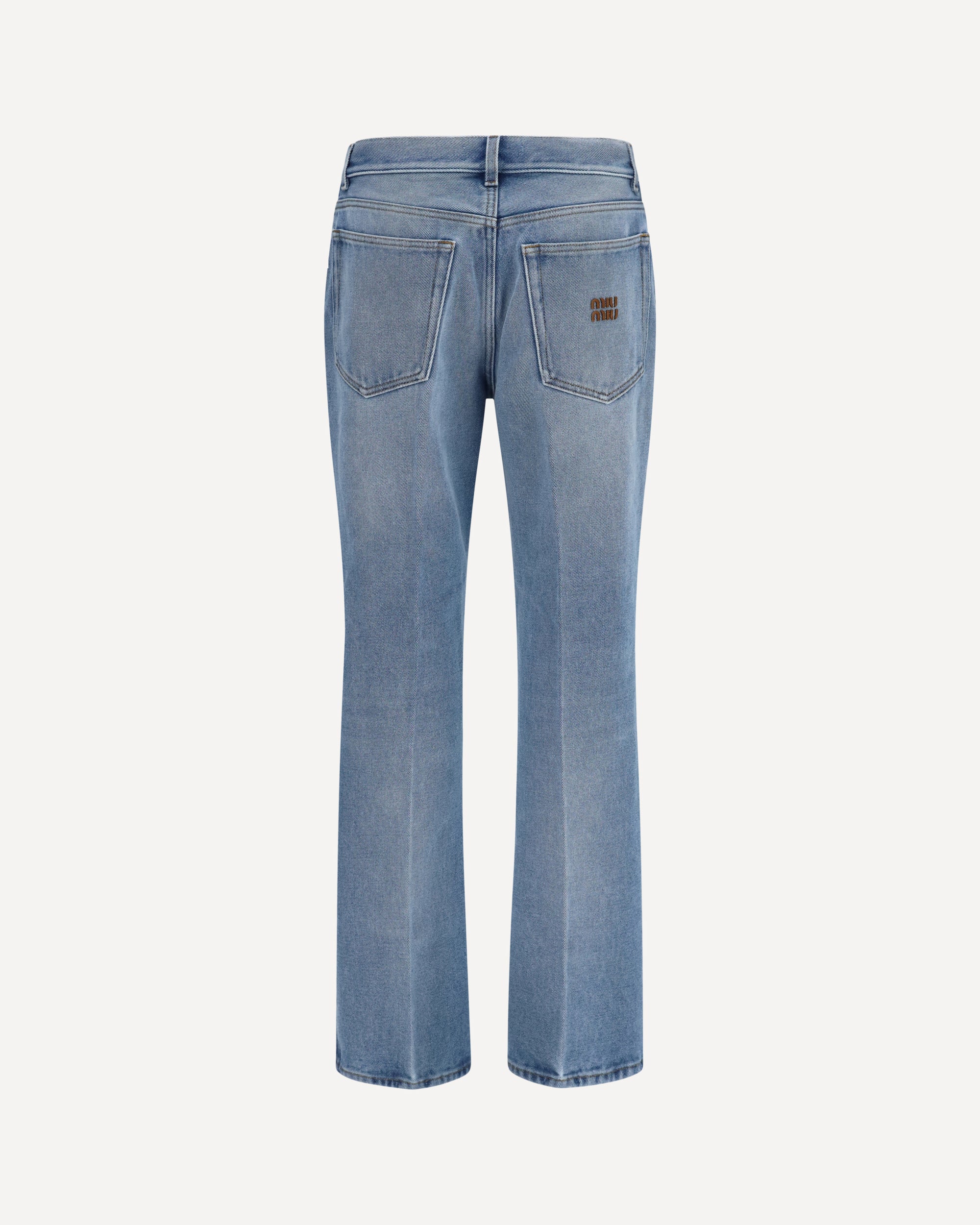 Washed denim five-pocket Jeans - LIGHT BLUE | Cheap Luxury Handbags Store,