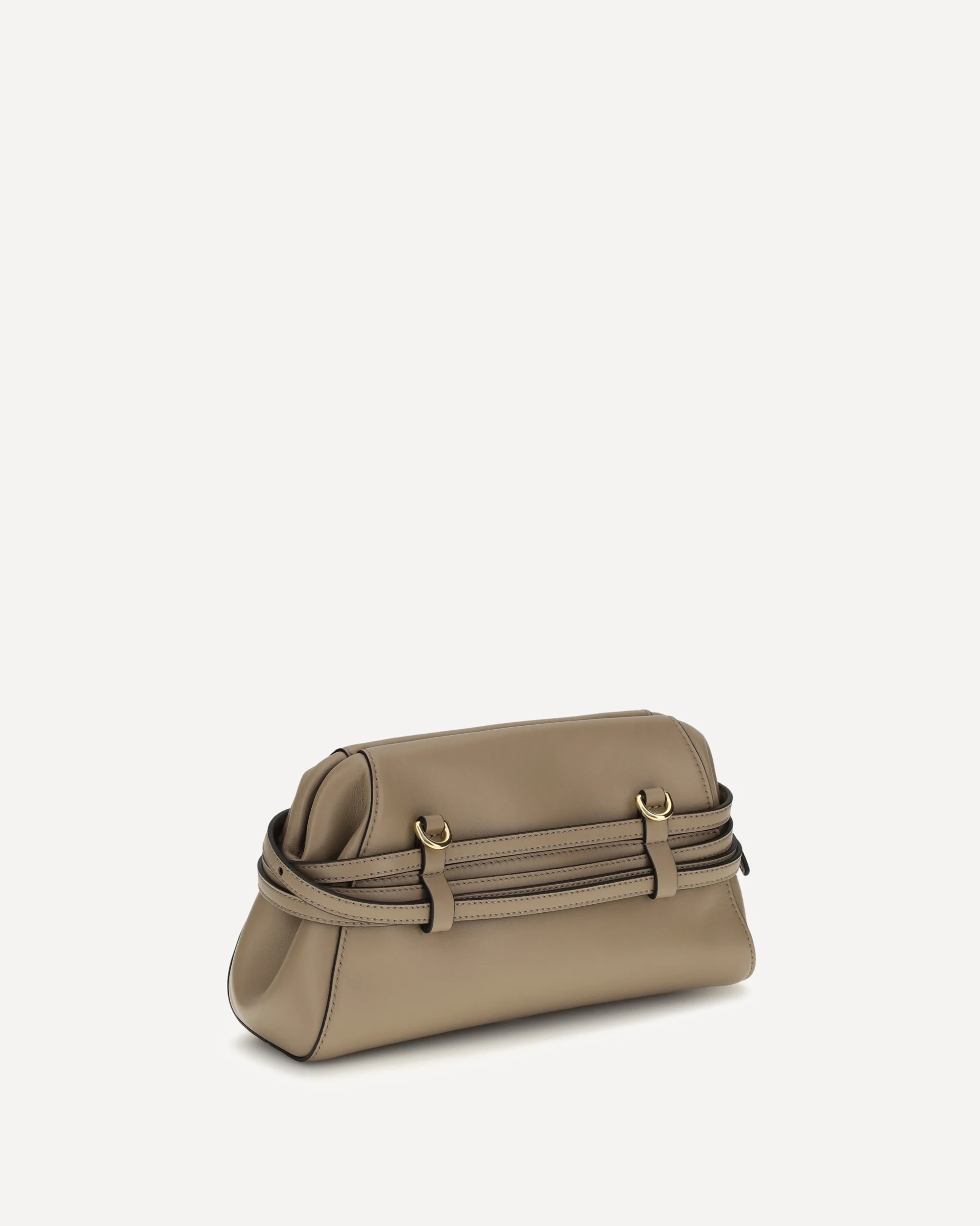 Belt-detail Clutch - BEIGE | Cheap Luxury Handbags Store,