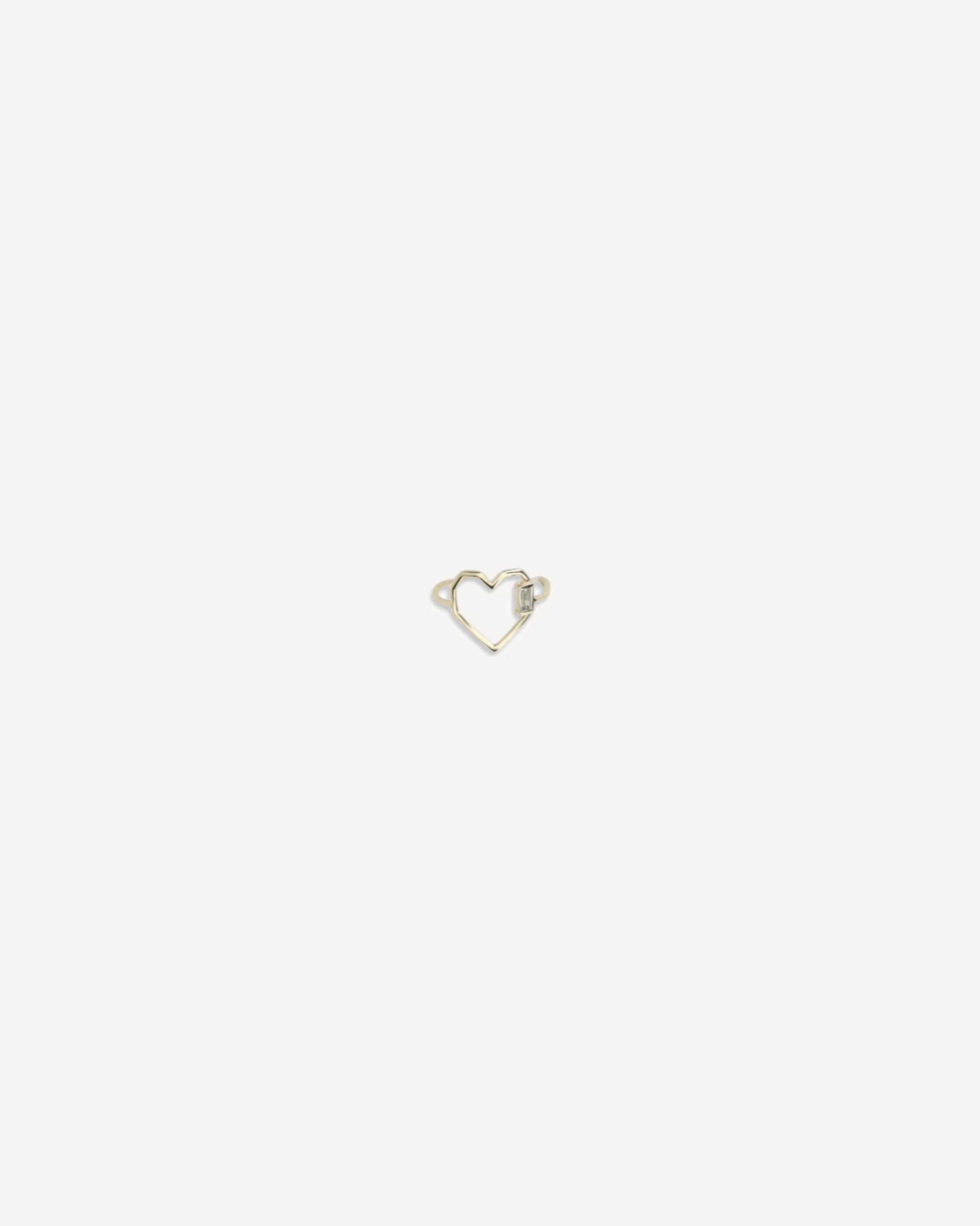 Corazon Aquamarine Ring - GOLD | Cheap Luxury Handbags Store,