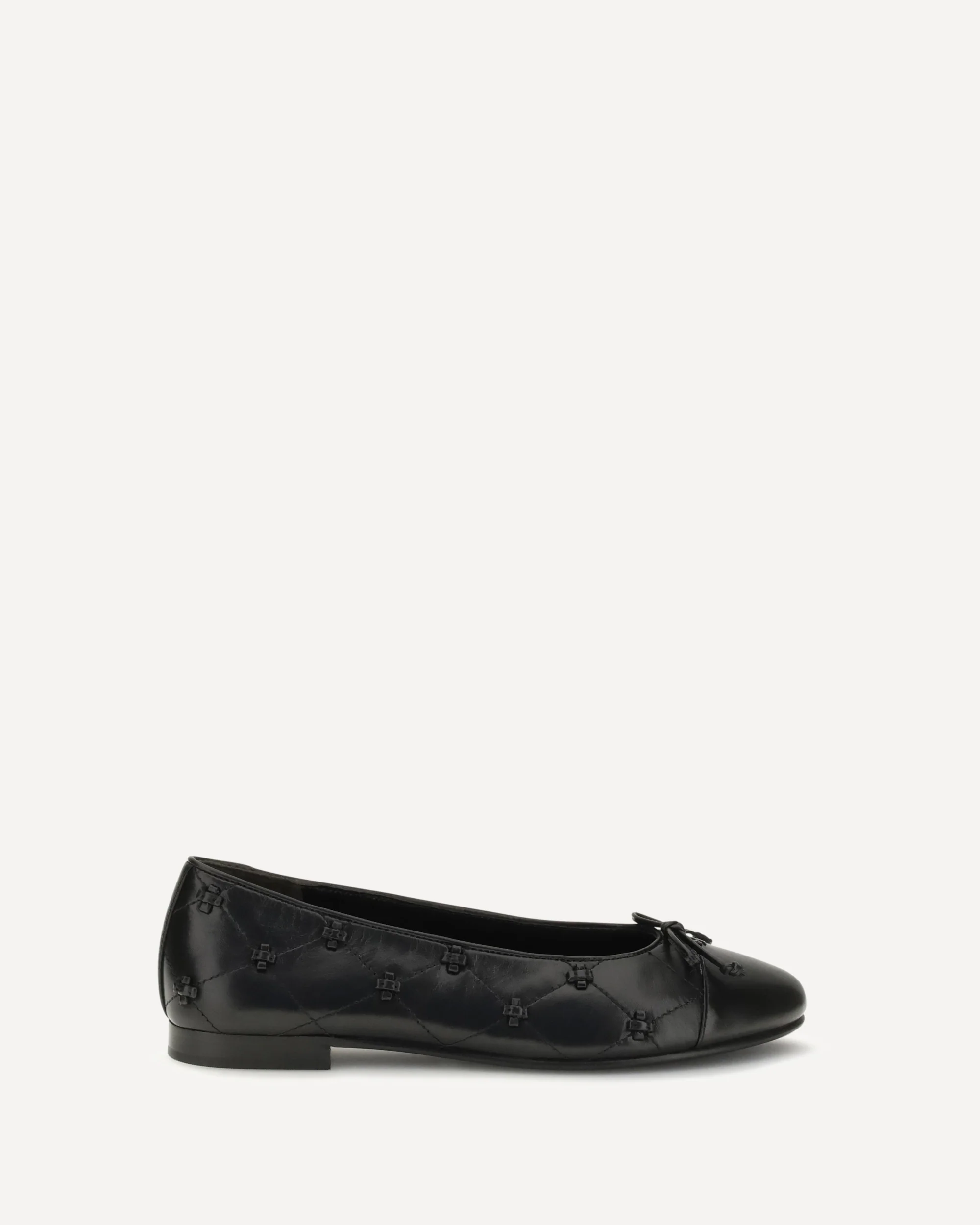 Bunny knot pointed Ballerinas - BLACK | Cheap Luxury Handbags Store,