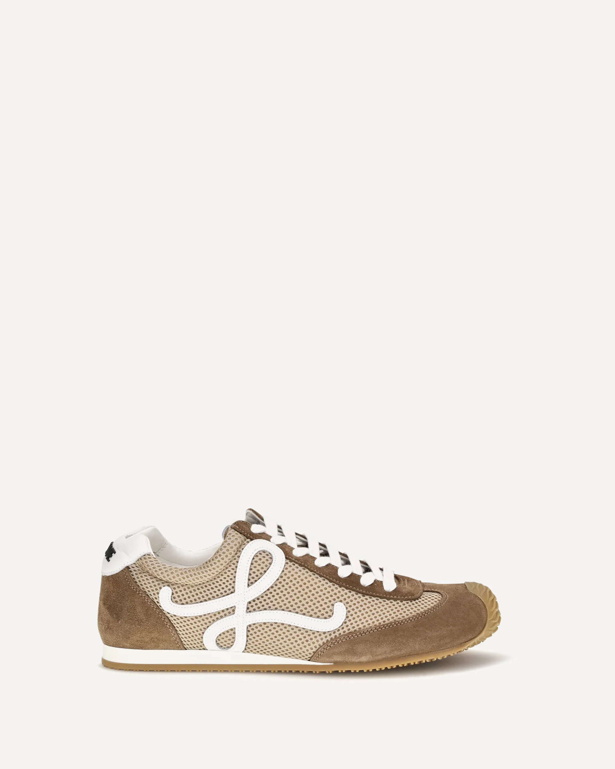 Ballet Runner 2.0 suede and mesh Sneakers - BEIGE | Cheap Luxury Handbags Store,