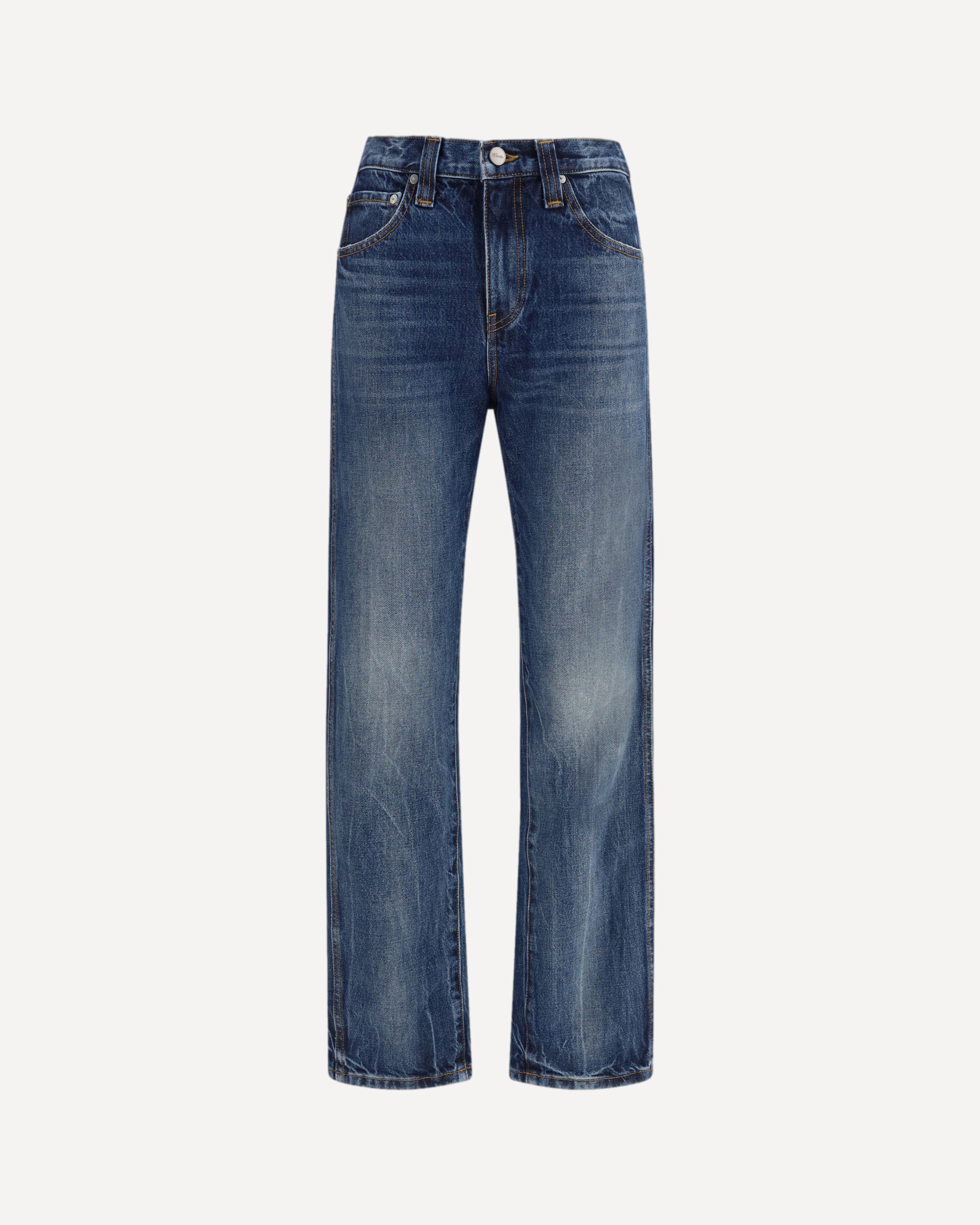High-rise Farley Jeans - BLUE | Cheap Luxury Handbags Store,