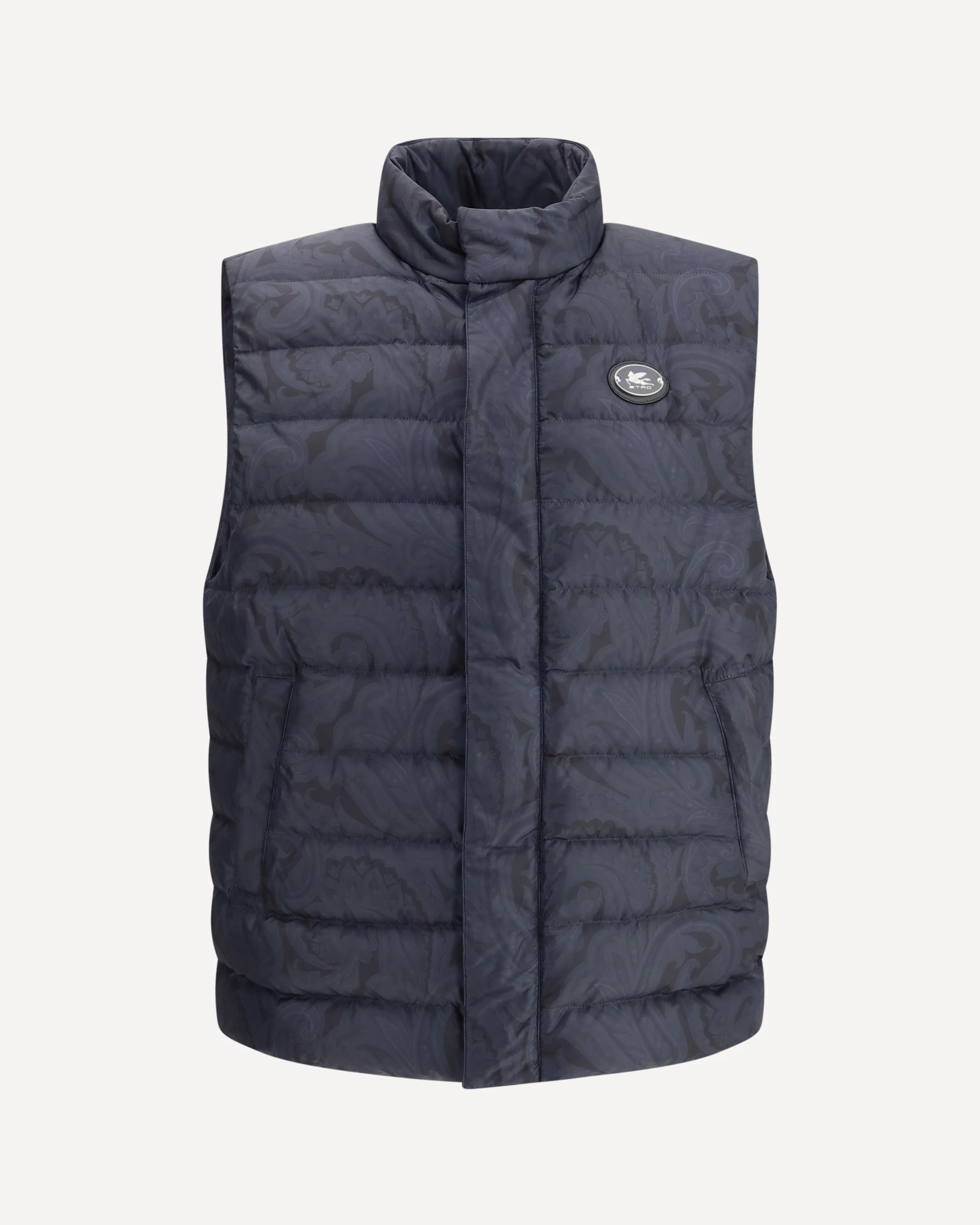 Logo Down Vest - BLUE | Cheap Luxury Handbags Store,