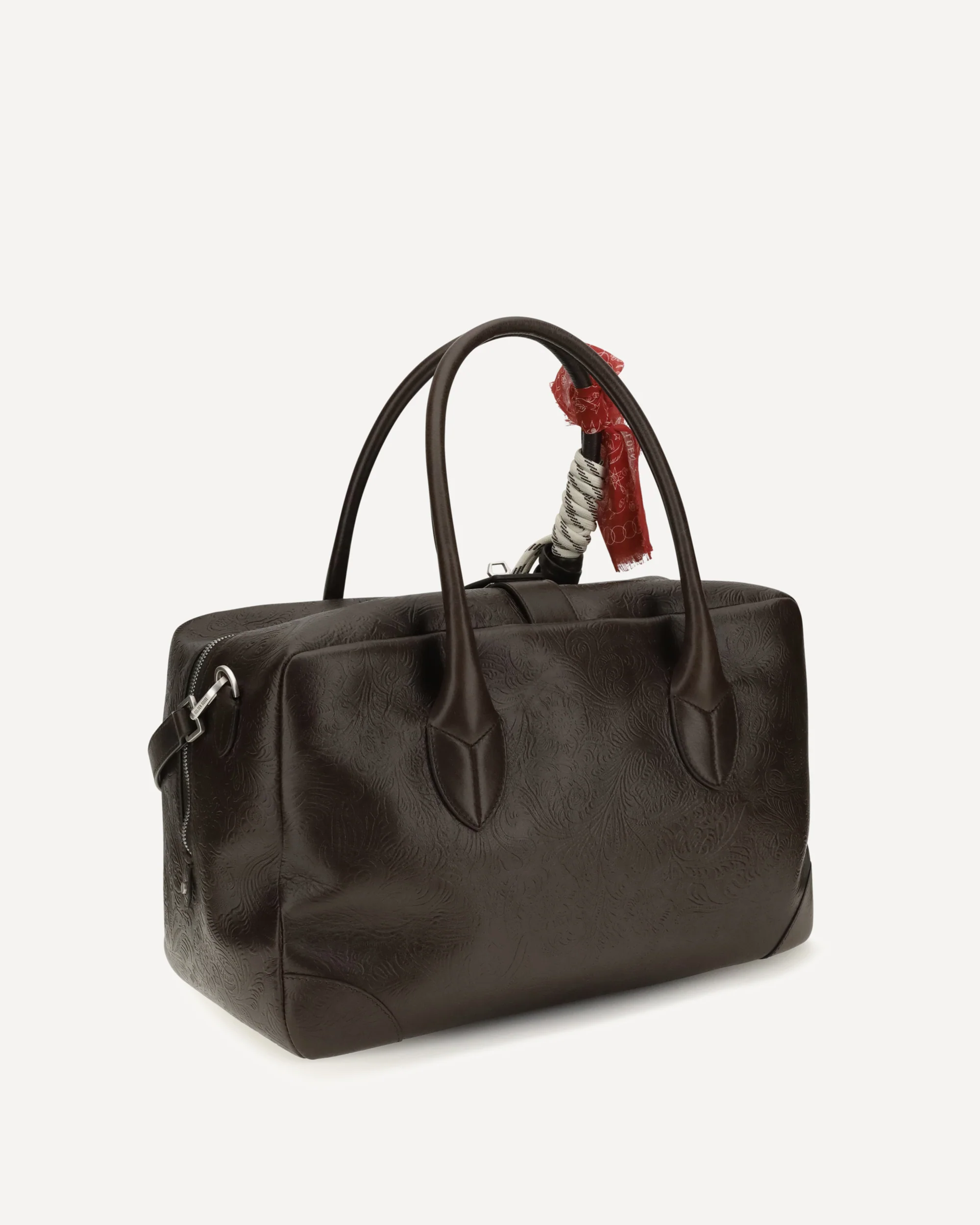 Vita Medium leather Travel Bag - BROWN | Cheap Luxury Handbags Store,