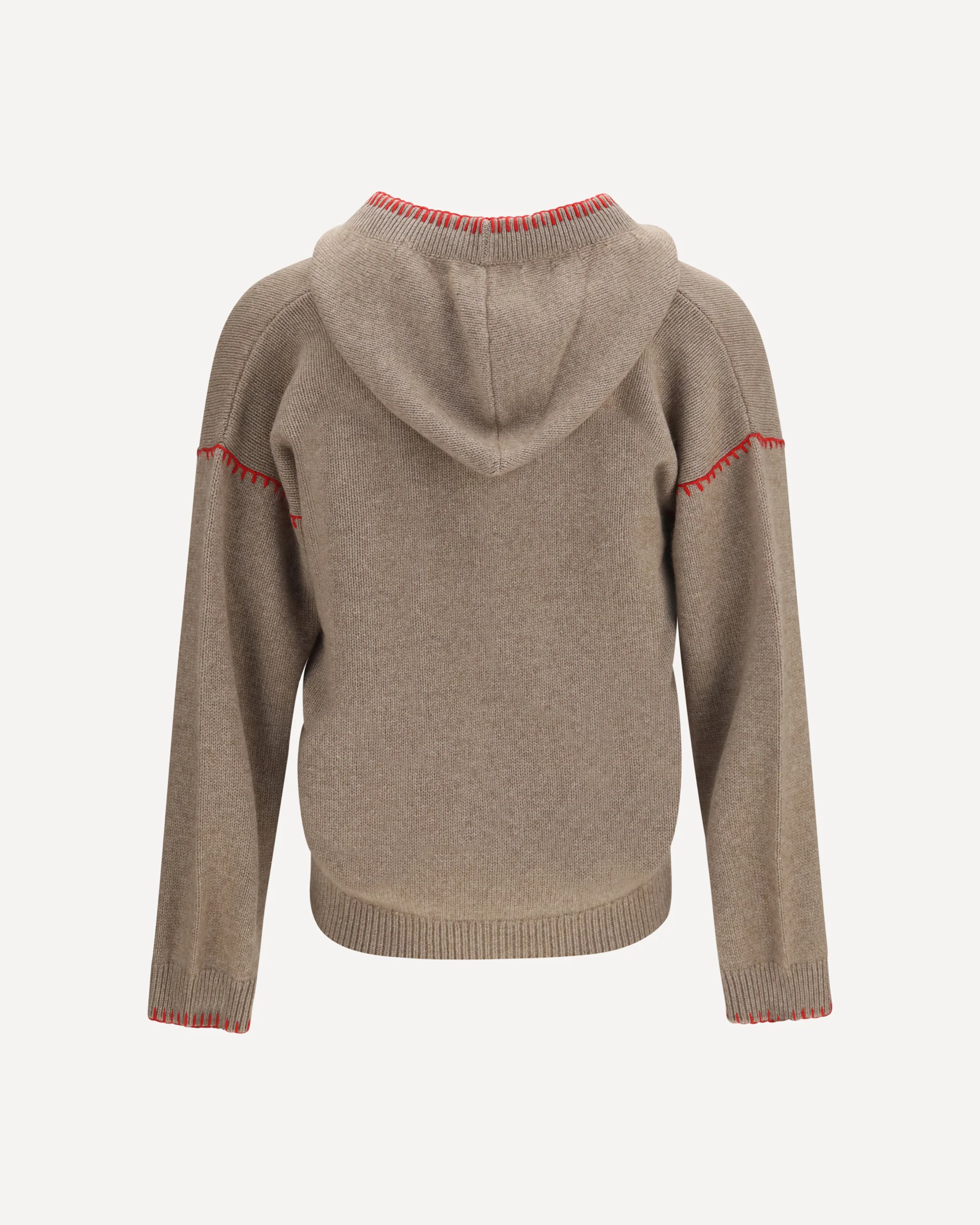 Kafti embroidered cashmere Sweater - BROWN | Cheap Luxury Handbags Store,
