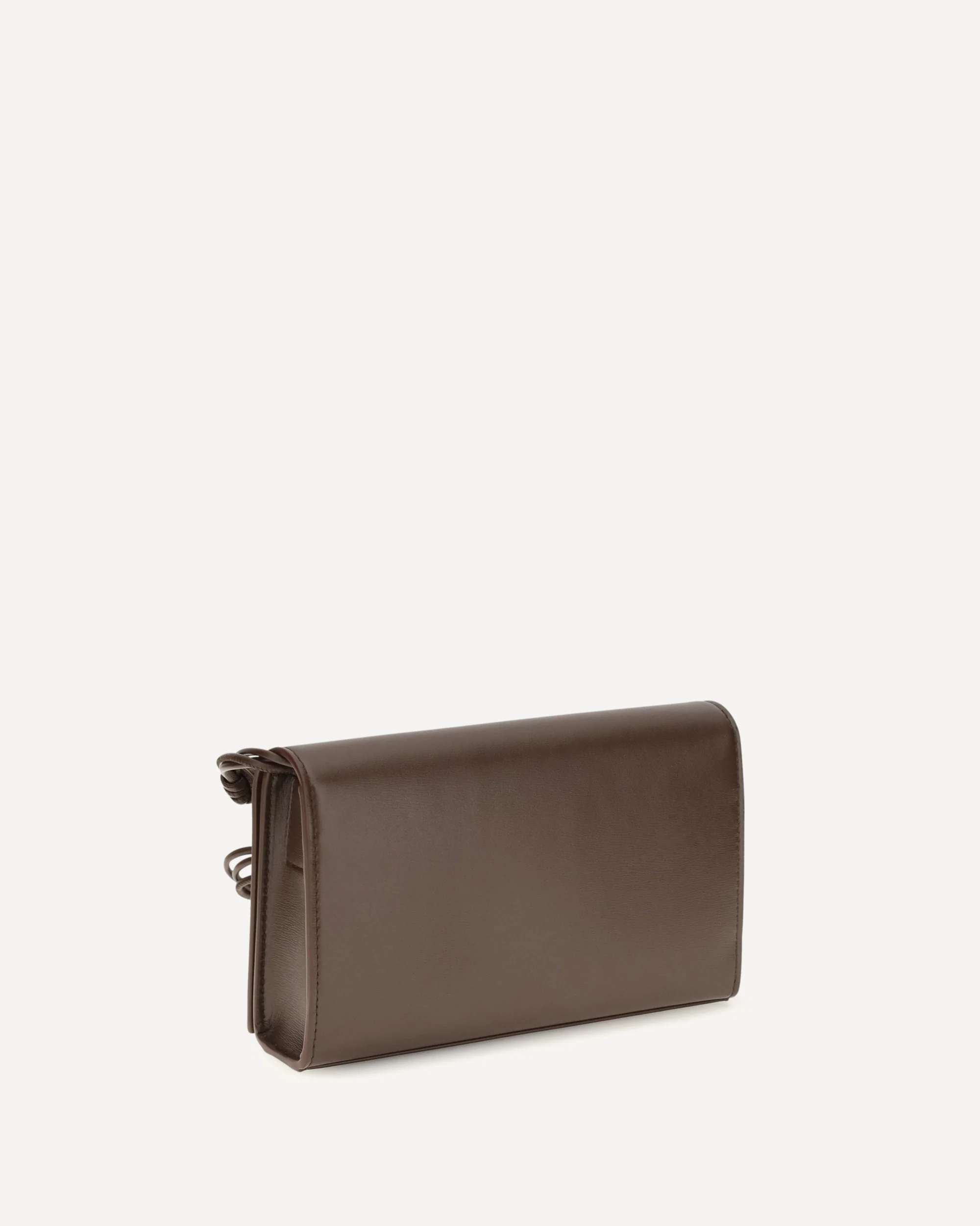 Tangle Wallet with shoulder strap - BROWN | Cheap Luxury Handbags Store,