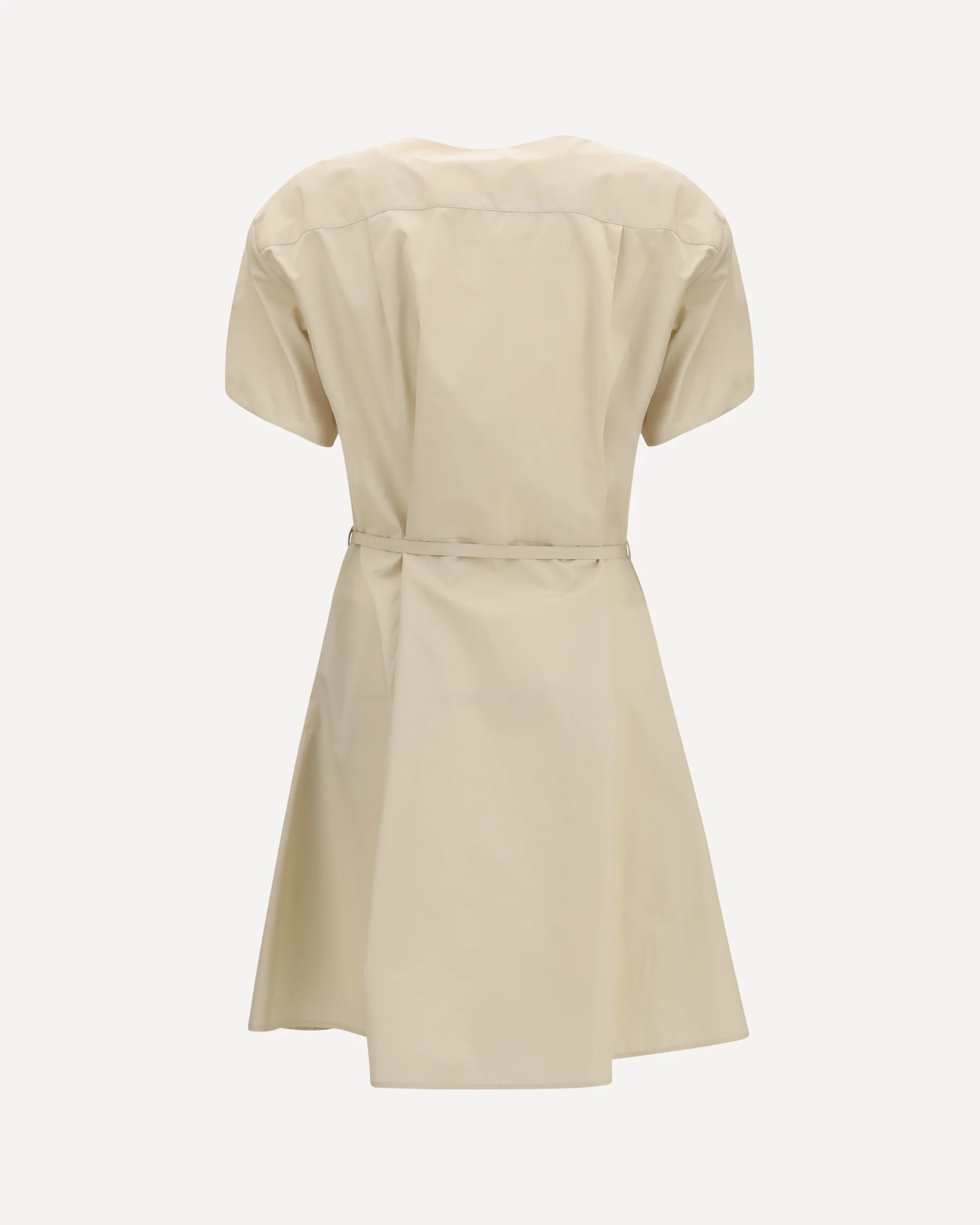 Lightweight cotton poplin Dress - BEIGE | Cheap Luxury Handbags Store,