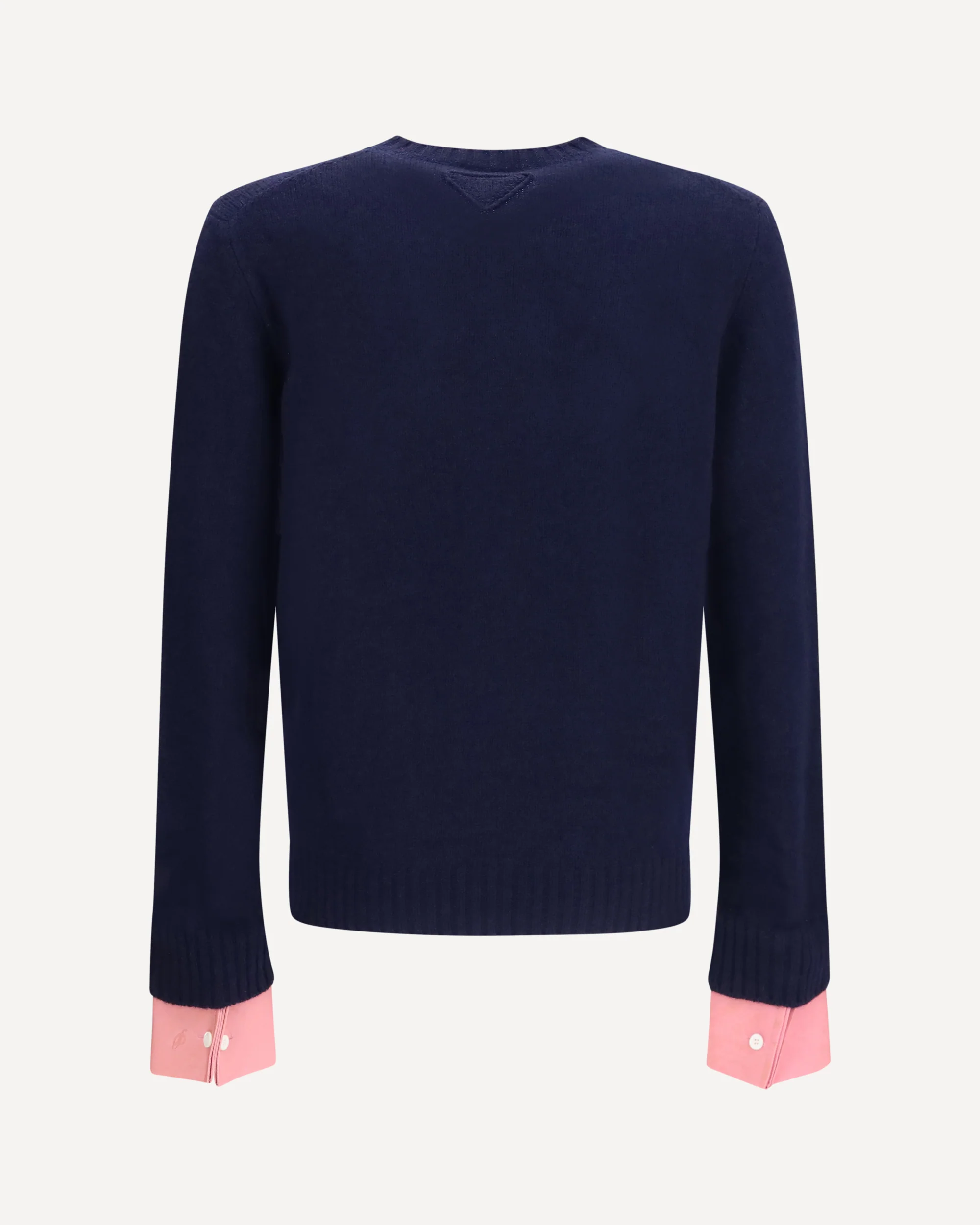 Shetland wool crewneck Sweater - BLUE | Cheap Luxury Handbags Store,