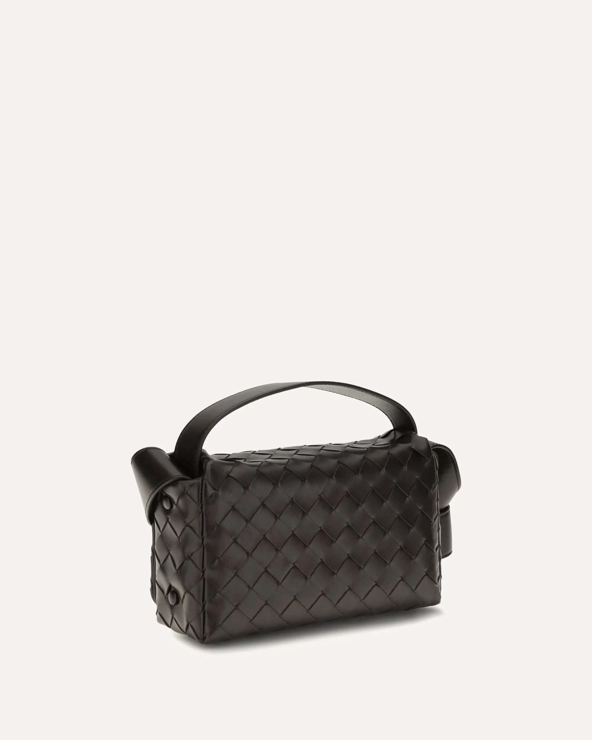 Intrecciato Shoulder Bag - BROWN | Cheap Luxury Handbags Store,