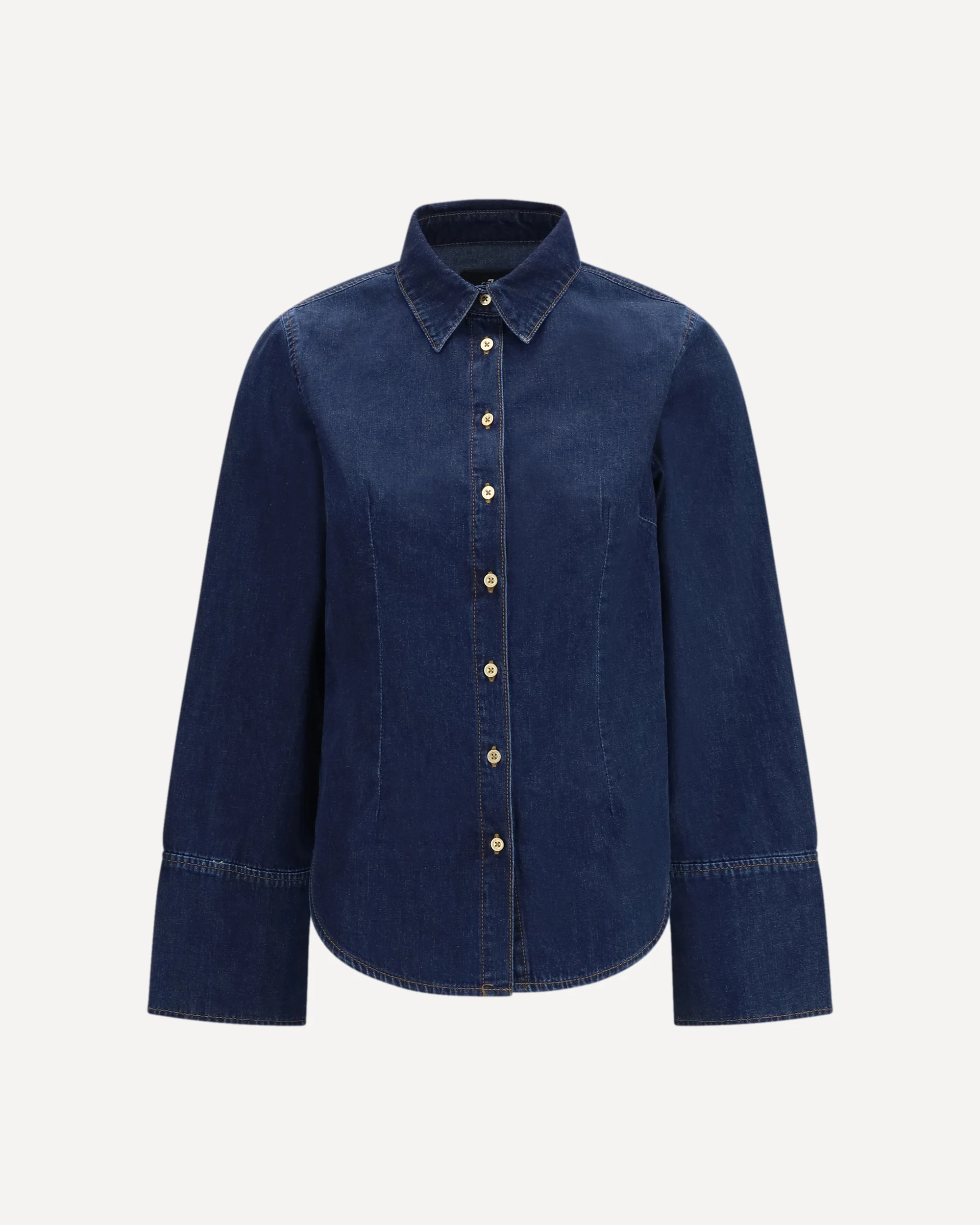 Denim Shirt - BLUE | Cheap Luxury Handbags Store,