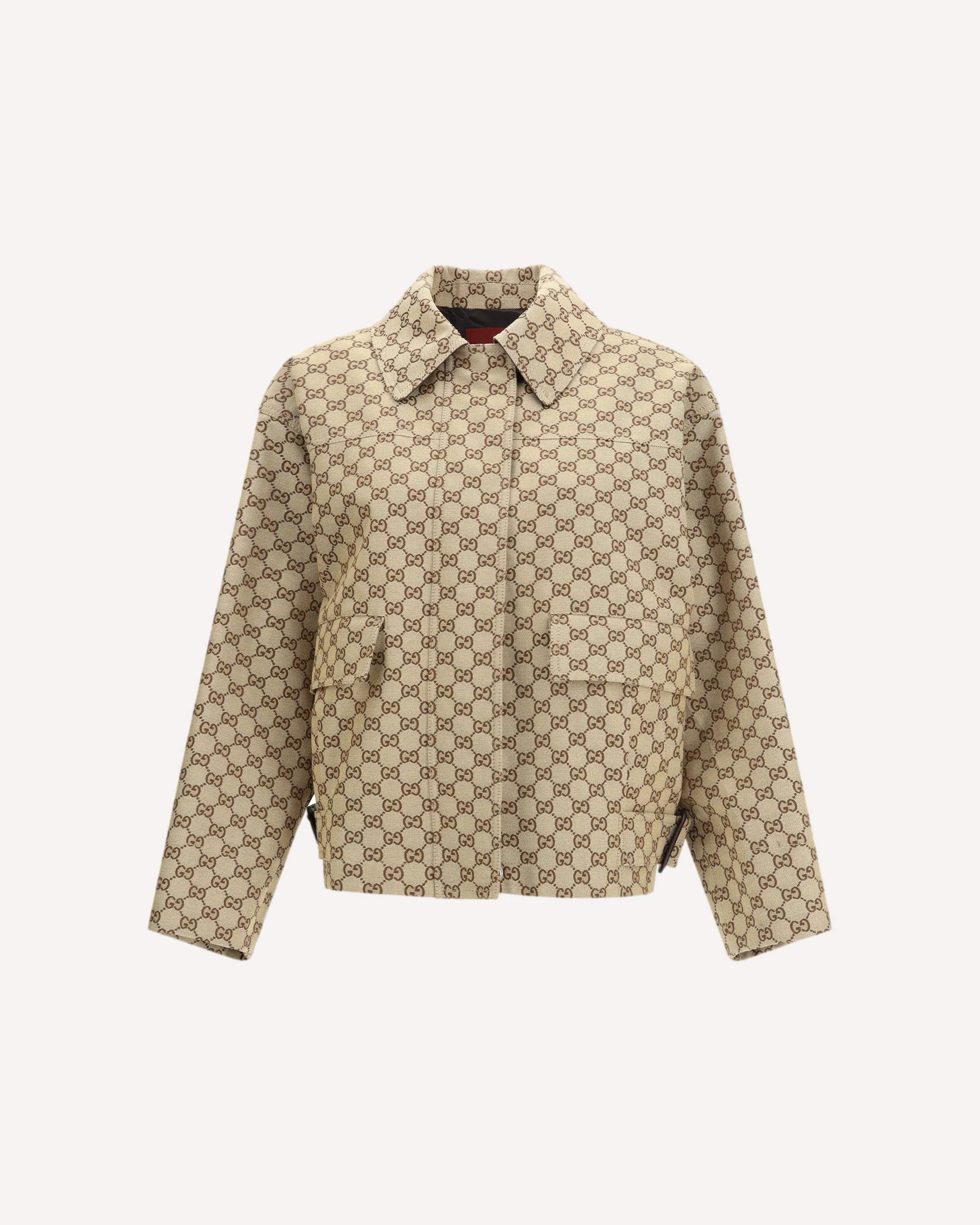 GG Canvas bomber Jacket - BEIGE | Cheap Luxury Handbags Store,