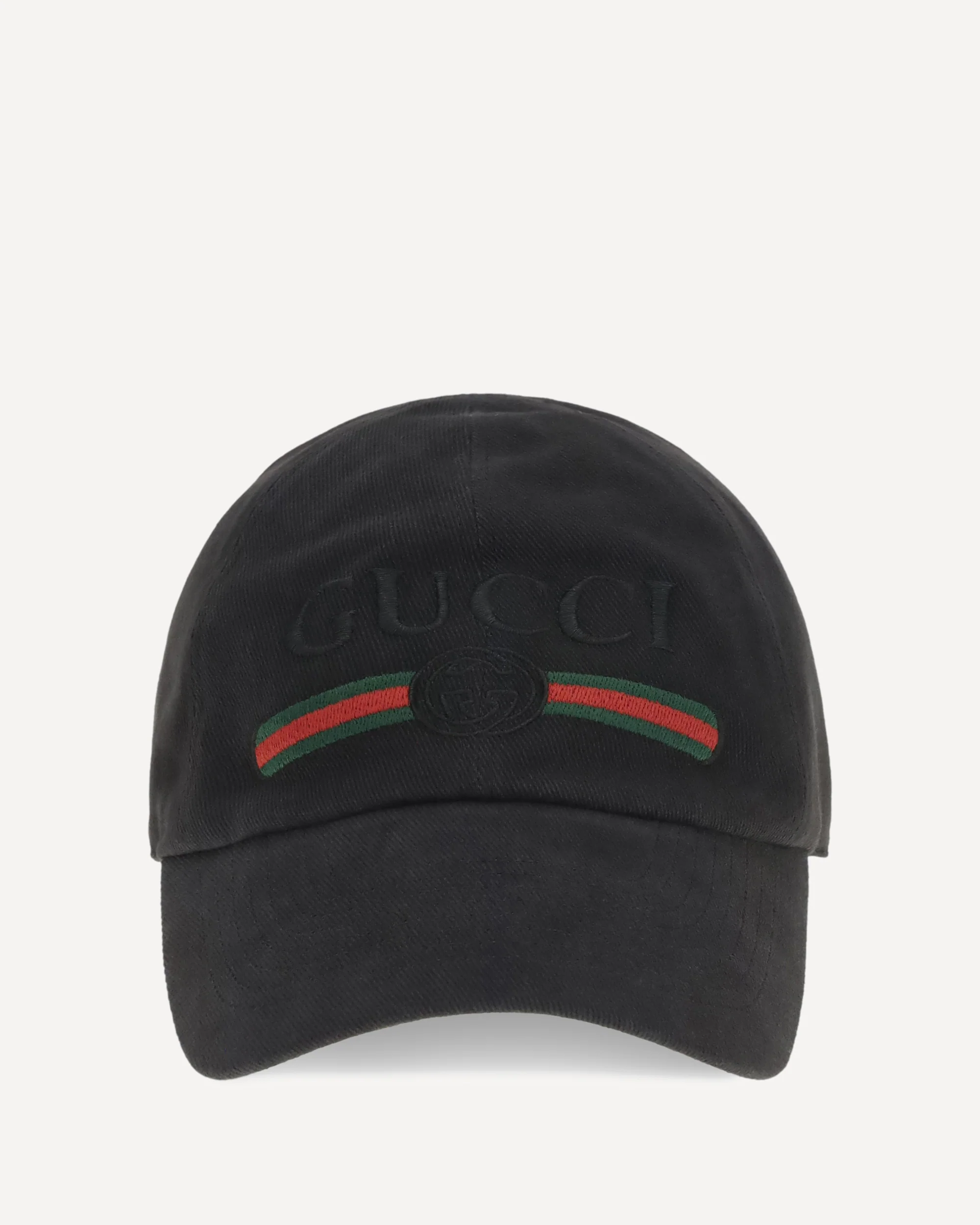 Cotton Baseball Cap with embroidery - BLACK | Cheap Luxury Handbags Store,