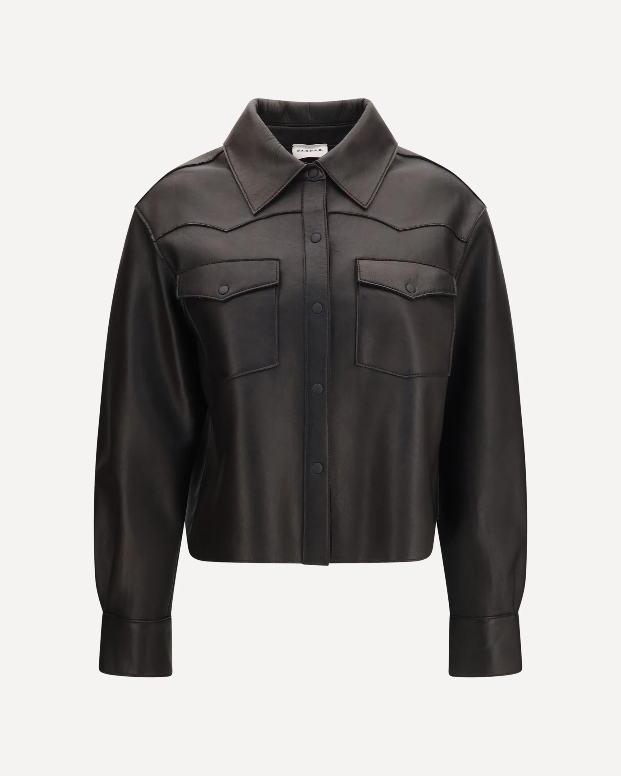 Leather Jacket - BLACK | Cheap Luxury Handbags Store,