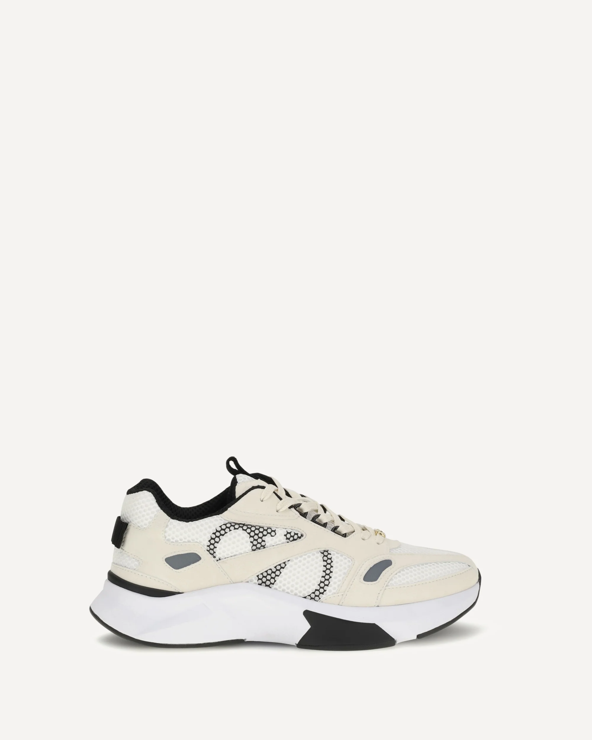 Demivee mesh and suede Sneakers - WHITE | Cheap Luxury Handbags Store,