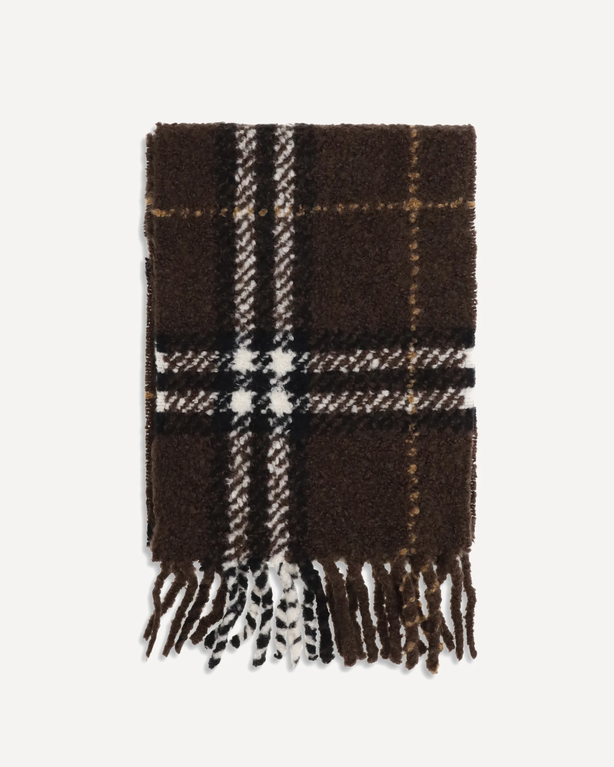 Alpaca and wool-blend Scarf - BROWN | Cheap Luxury Handbags Store,