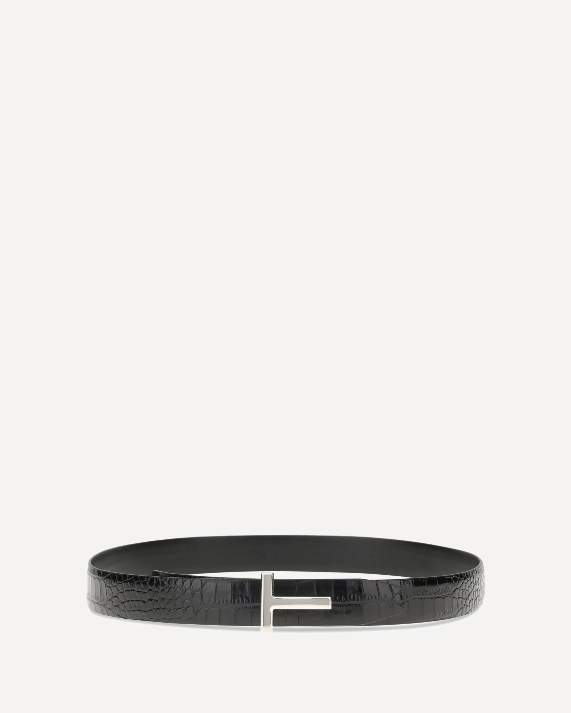 Croco leather Belt - BLACK | Cheap Luxury Handbags Store,