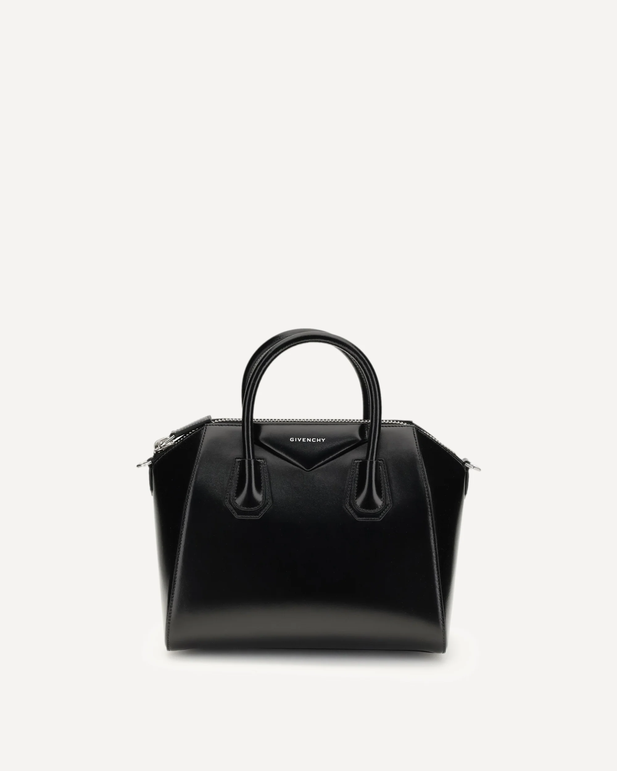 Antigona small leather Box Handbag - BLACK | Cheap Luxury Handbags Store,