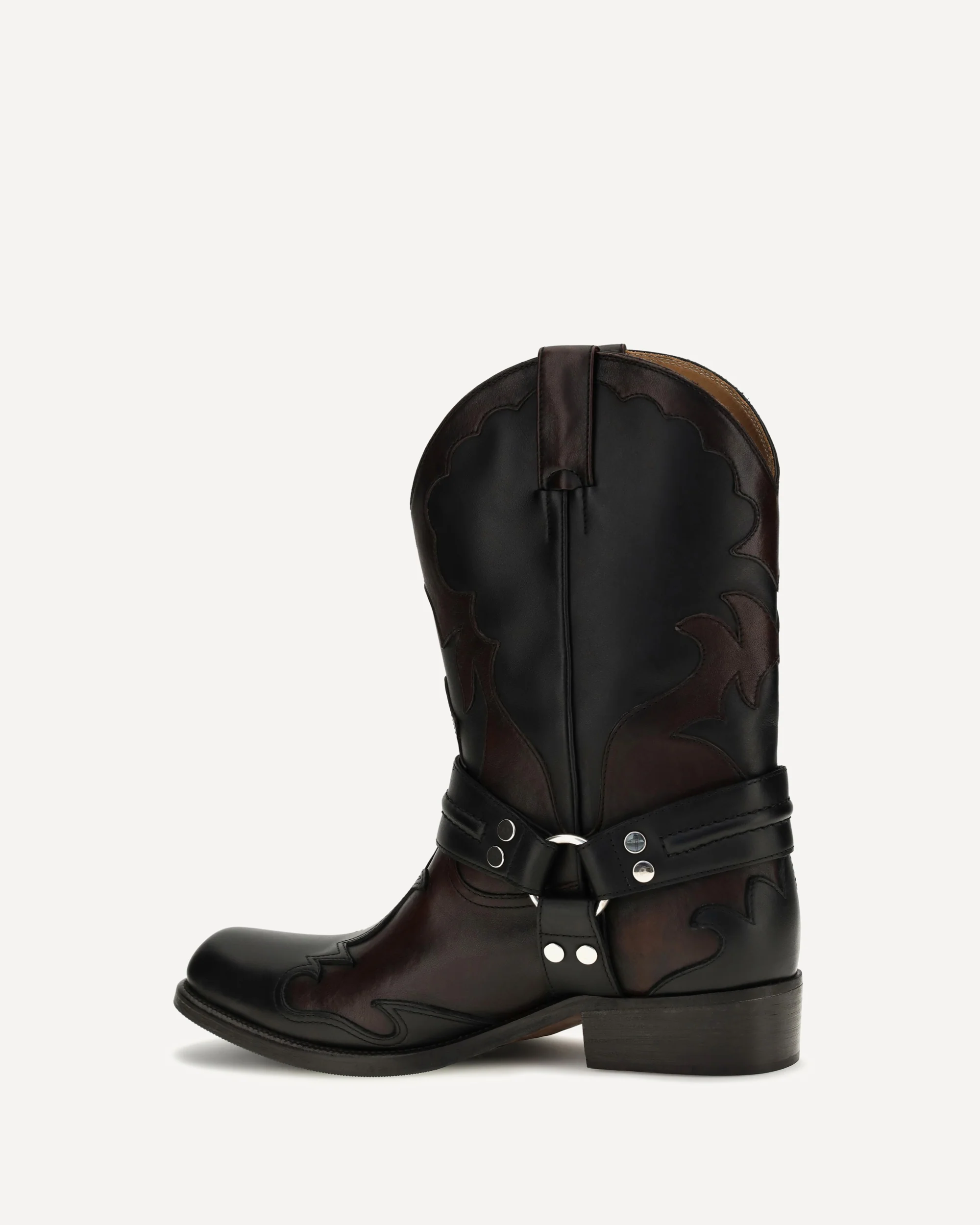Sylvester Western Boots - BLACK | Cheap Luxury Handbags Store,