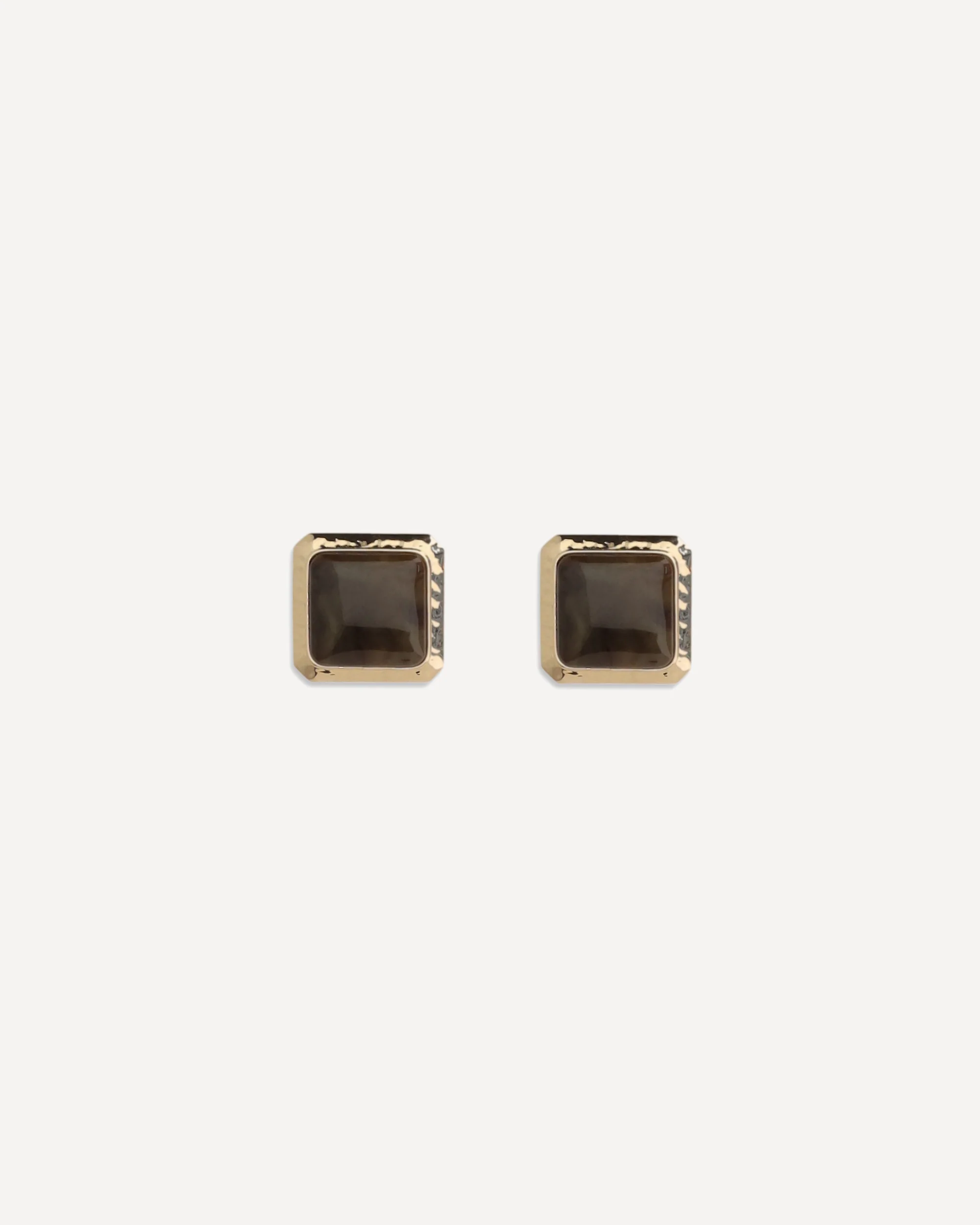 Square Enamel Earrings - GOLD | Cheap Luxury Handbags Store,