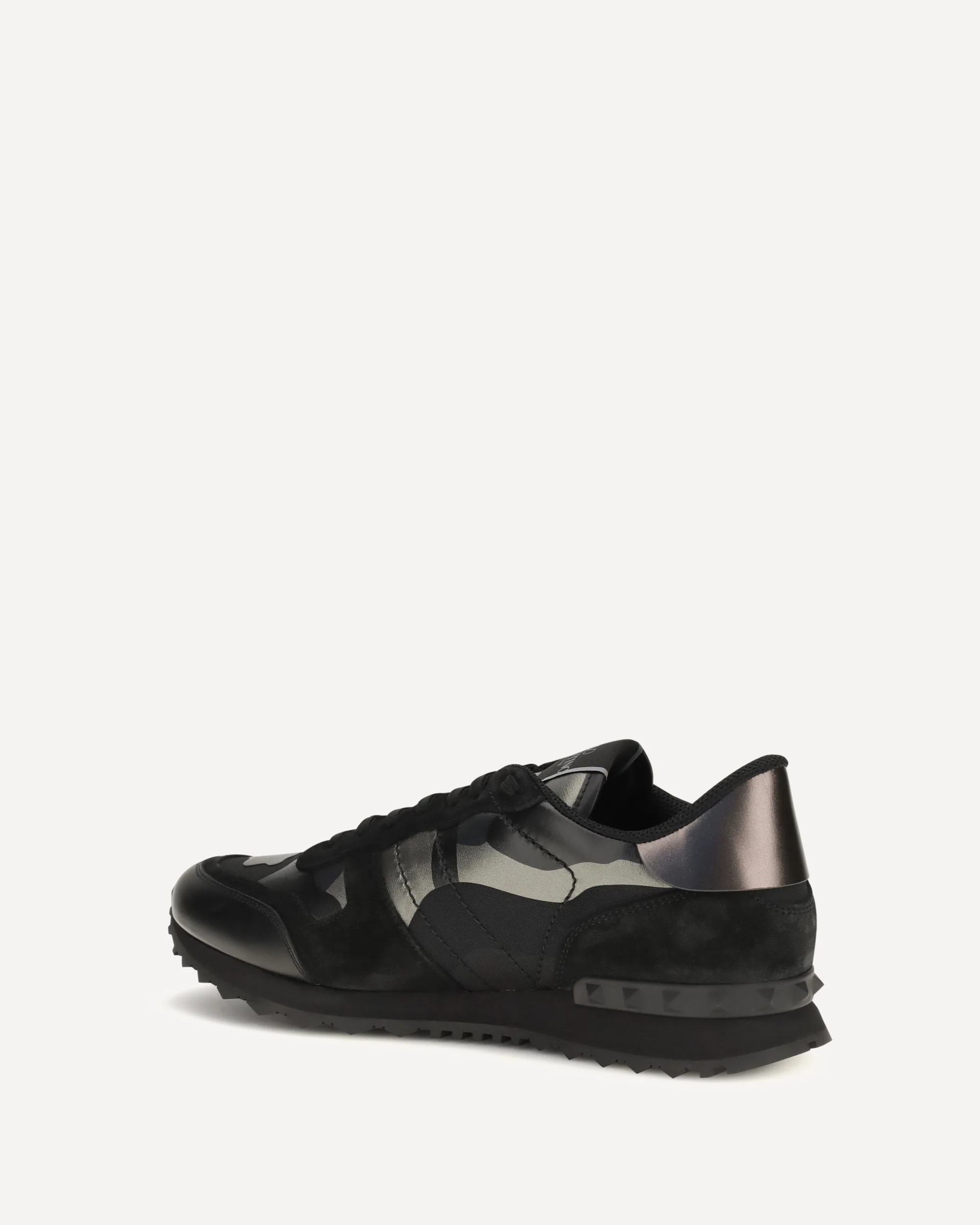 Rockrunner Camouflage laminated Sneakers - BLACK | Cheap Luxury Handbags Store,