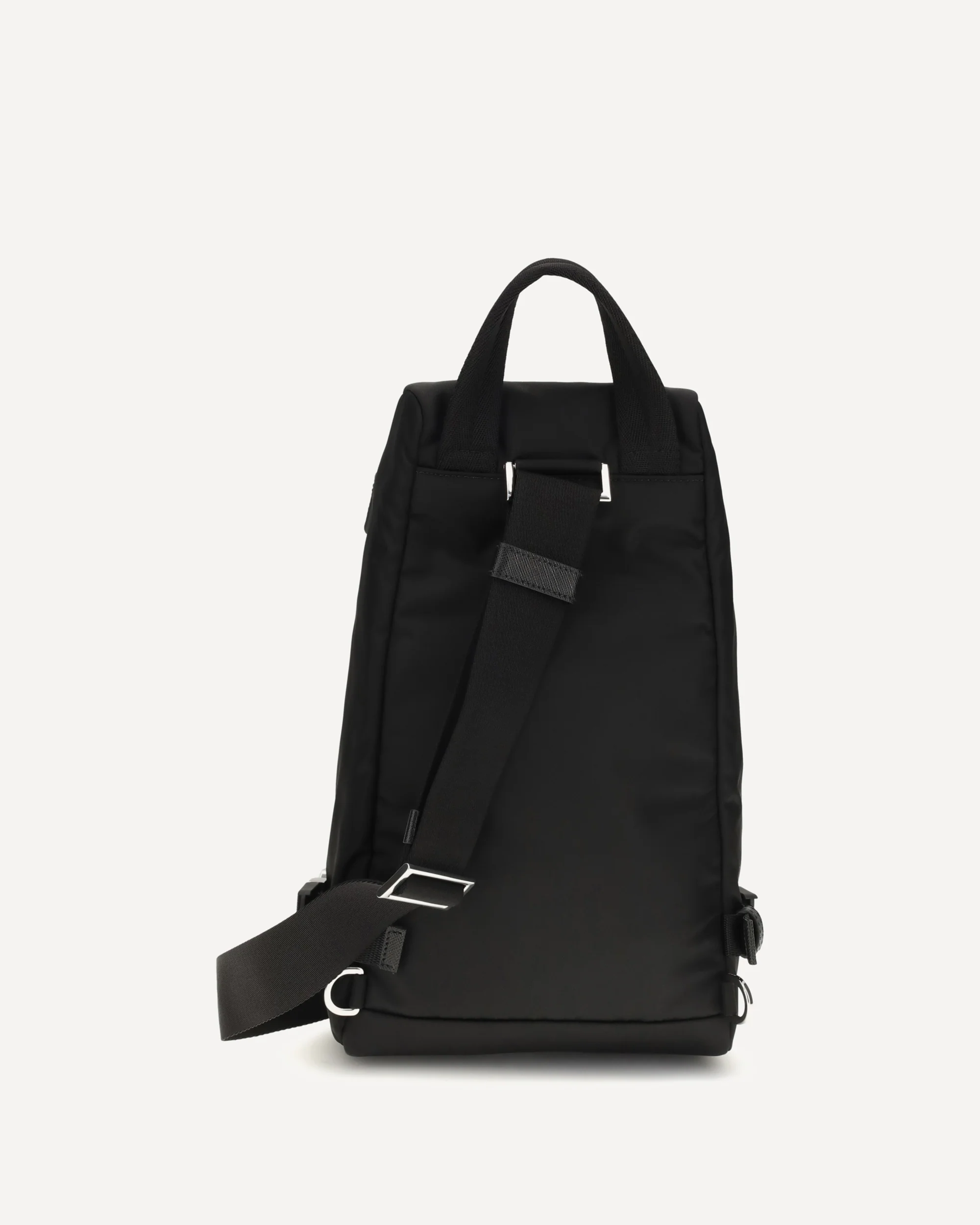 Triangle logo Backpack - BLACK | Cheap Luxury Handbags Store,