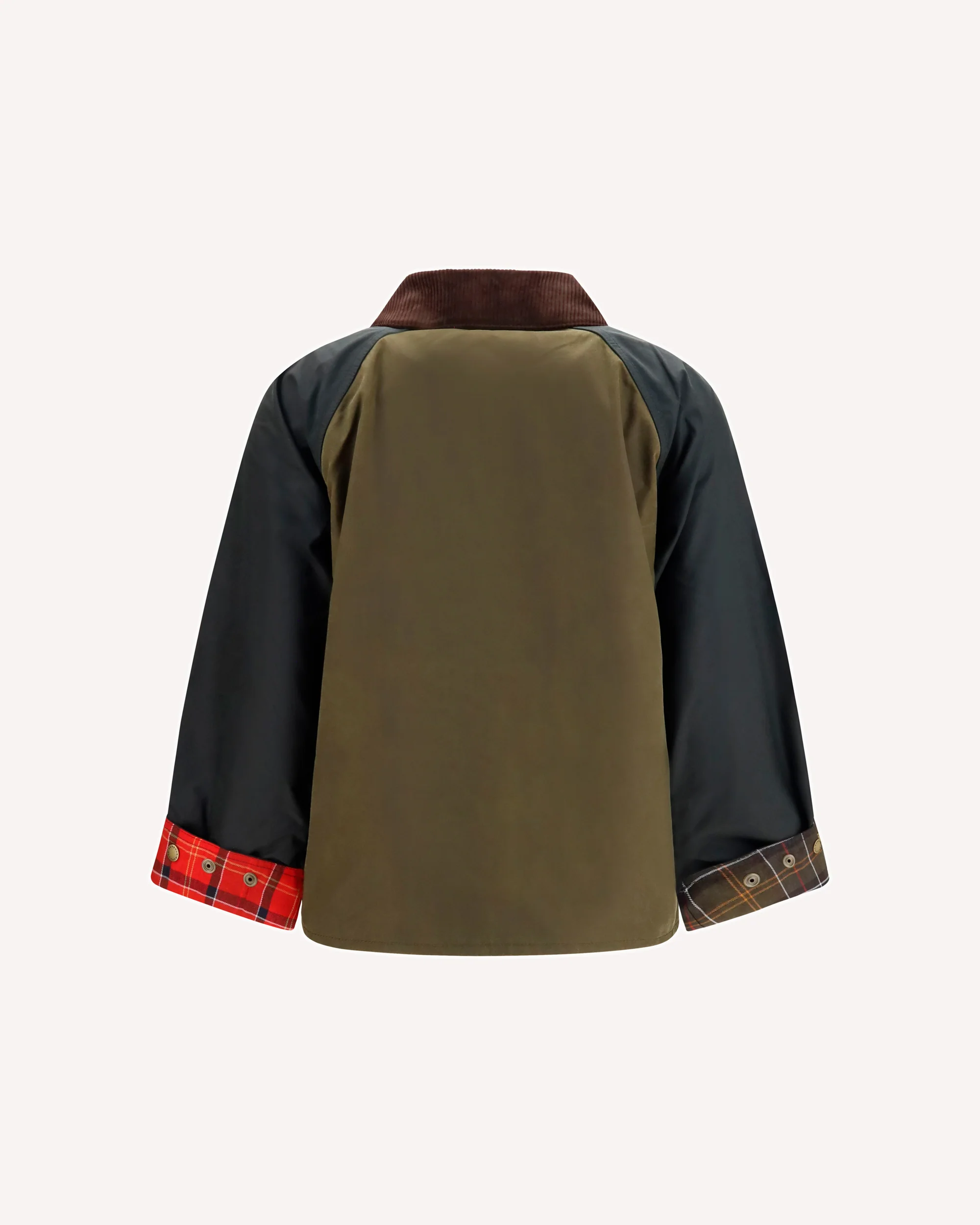 Patchwork Transport Waxed Jacket - BLUE | Cheap Luxury Handbags Store,