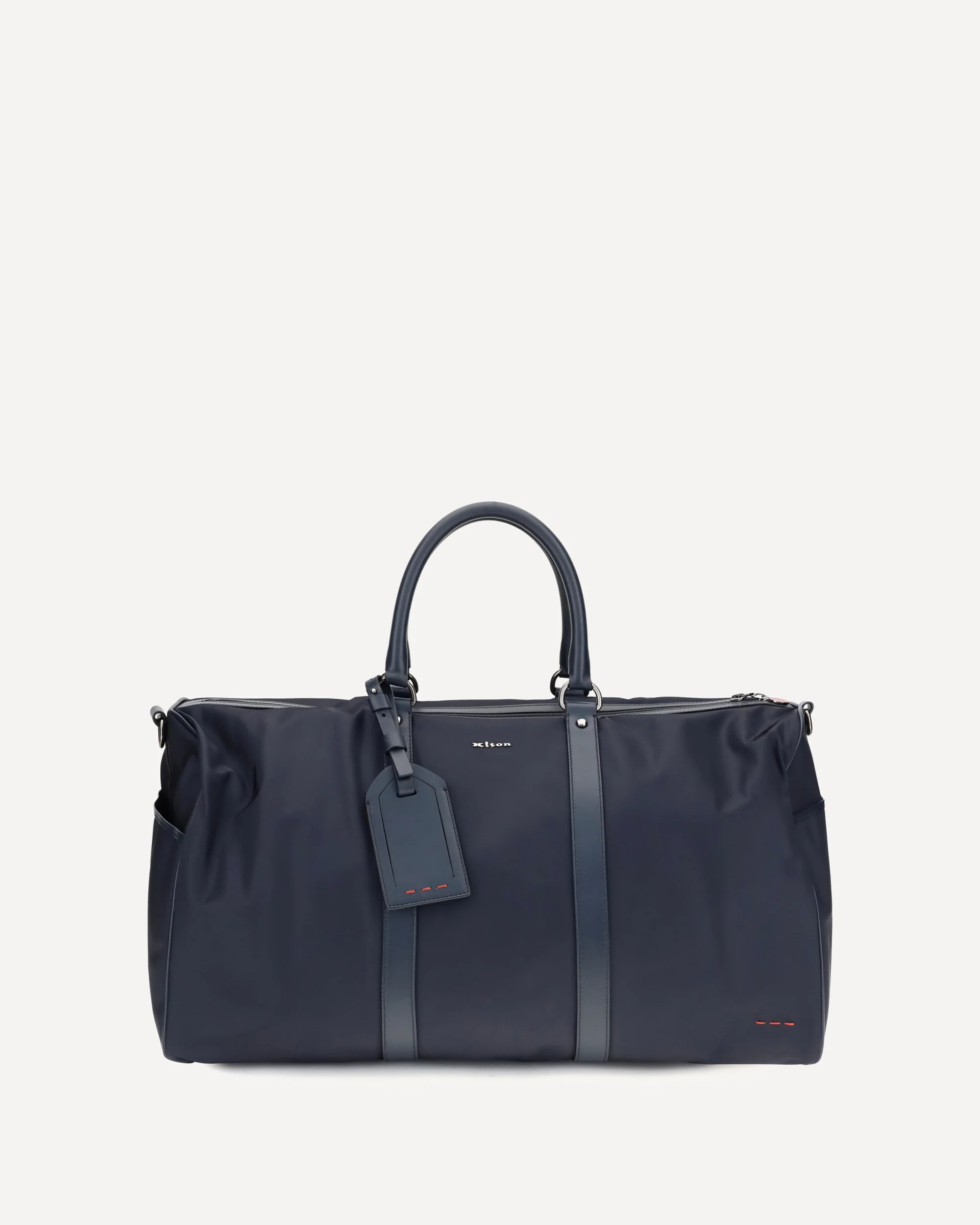 Leather-trim Travel Duffle Bag - BLUE | Cheap Luxury Handbags Store,
