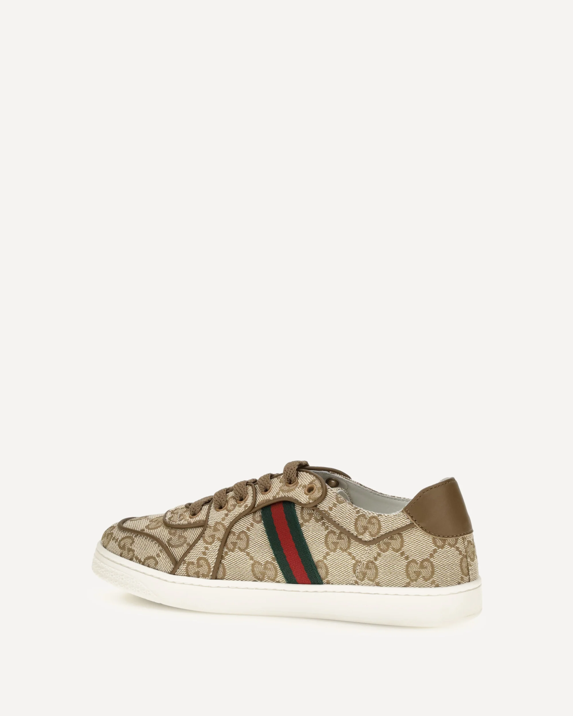 GG monogram Sneakers with Web detail for Boy - BEIGE | Cheap Luxury Handbags Store,