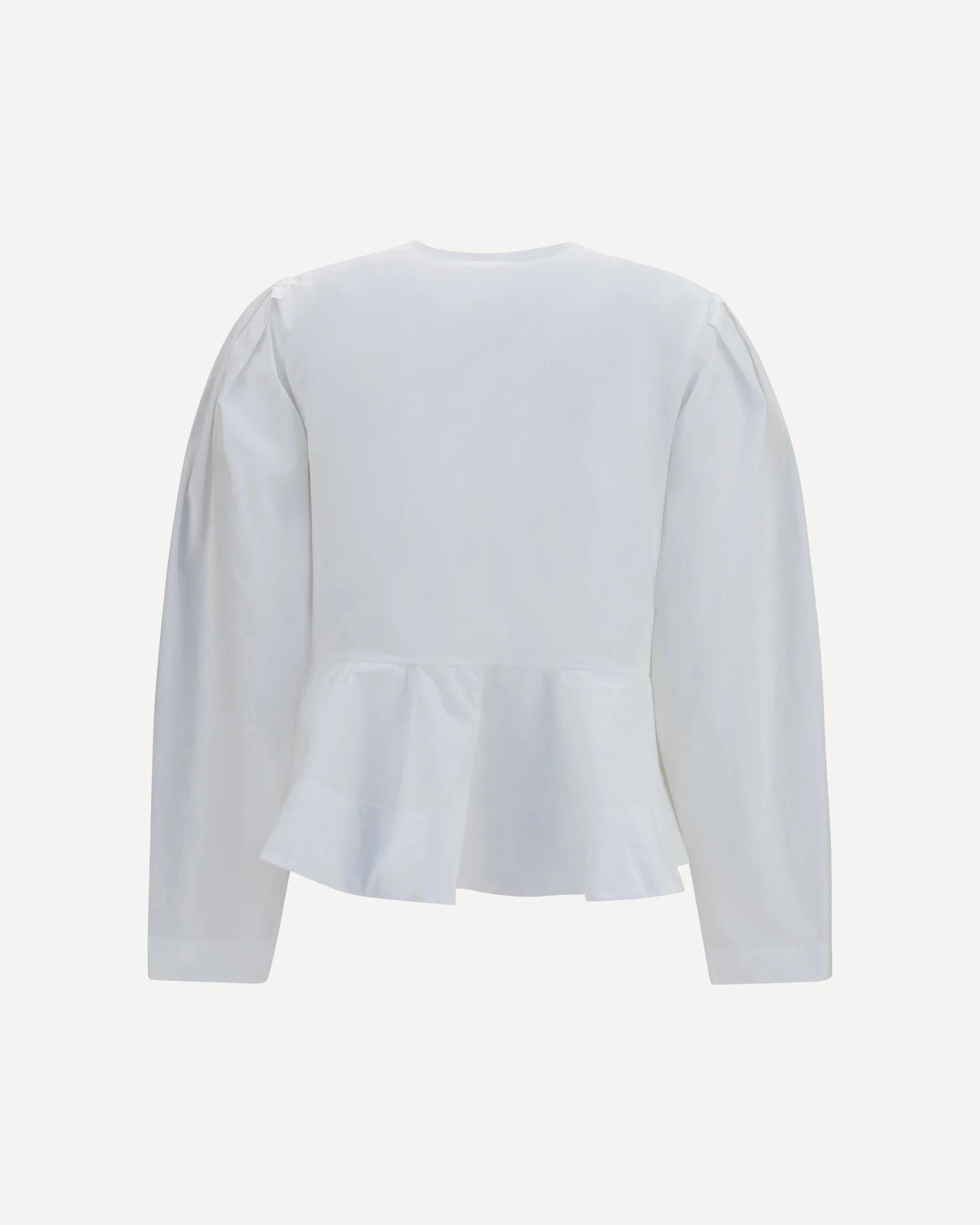 Cotton poplin Blouse with bows - WHITE | Cheap Luxury Handbags Store,