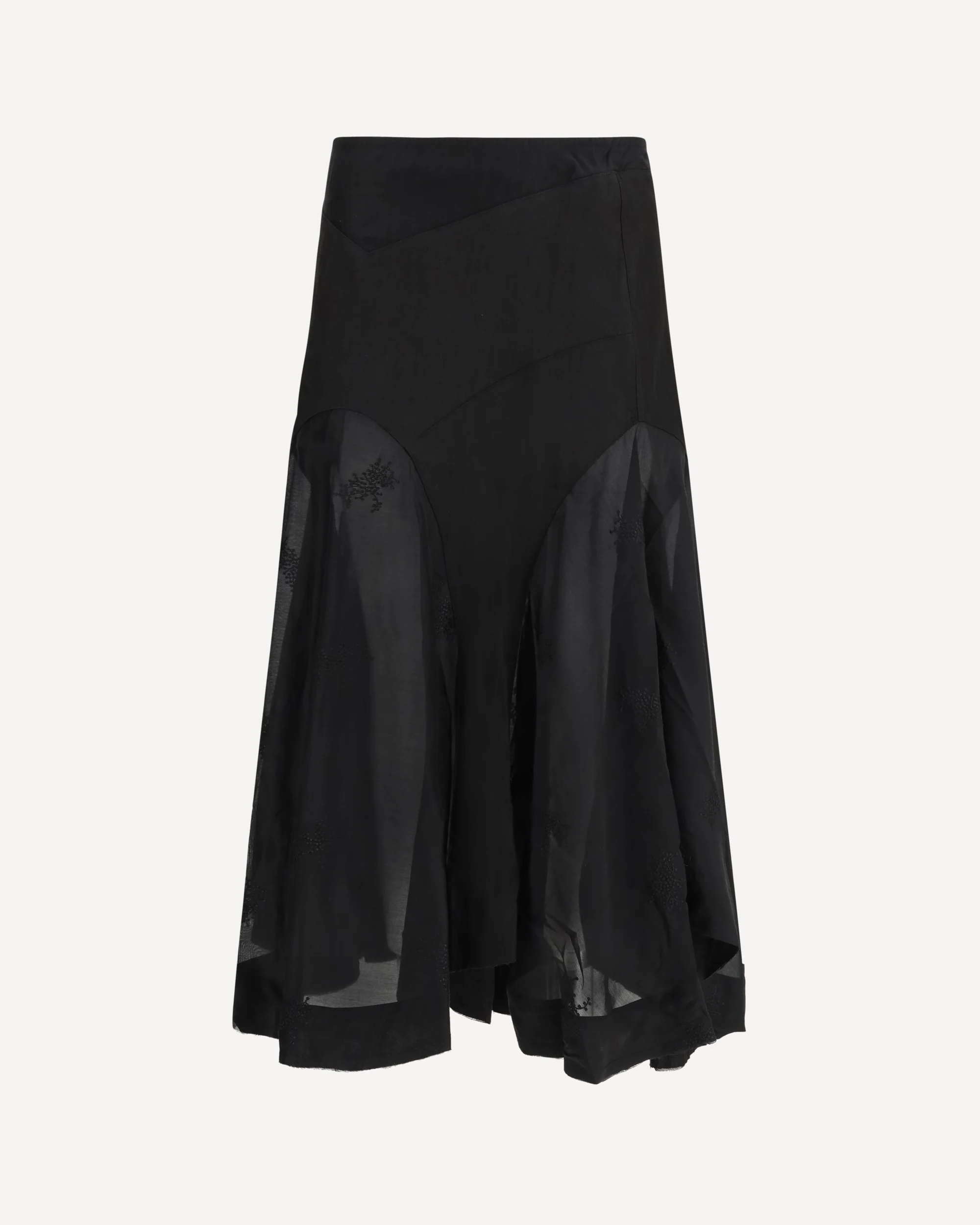 Petti Skirt noir bloom ethereal veil - BLACK | Cheap Luxury Handbags Store,
