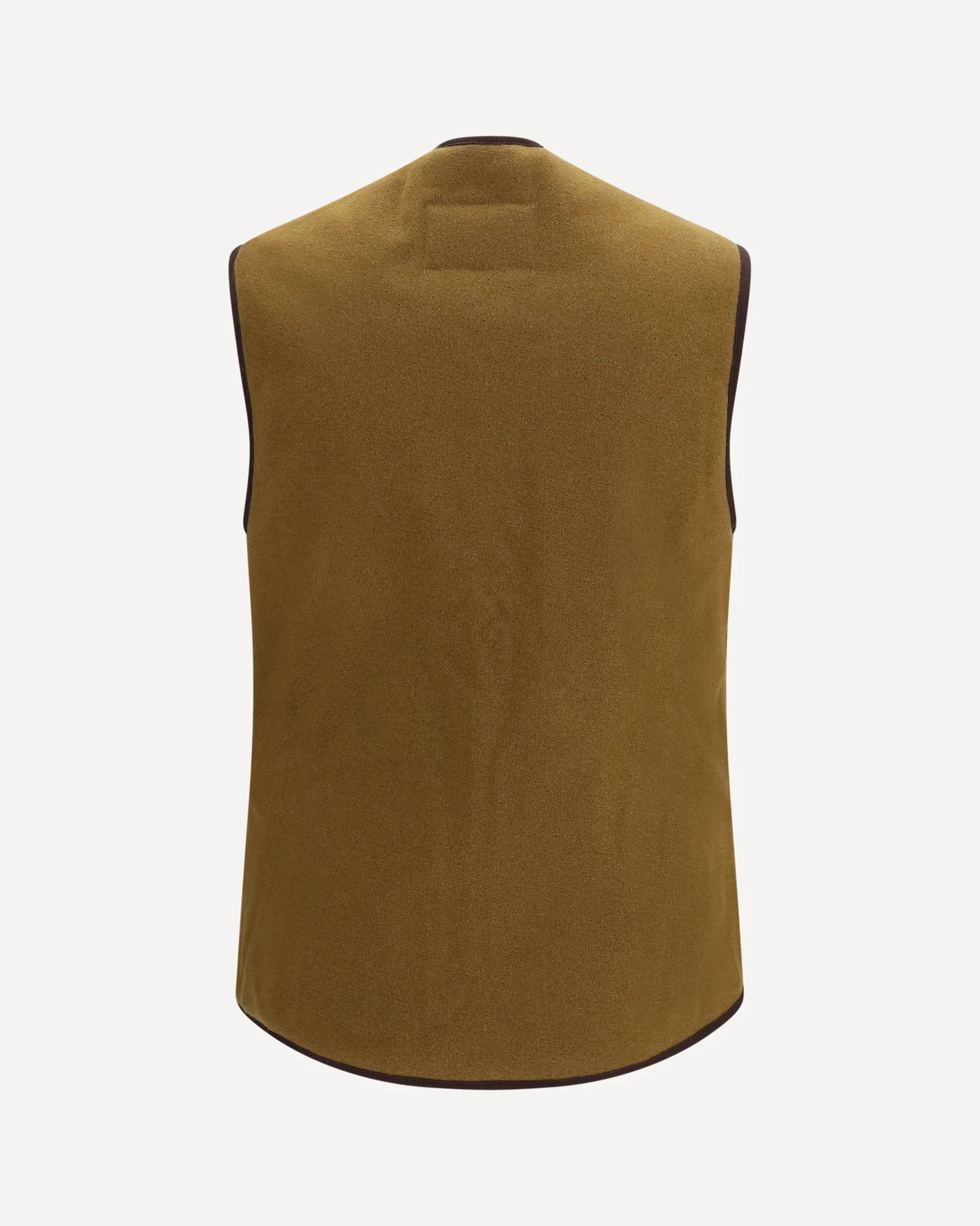 Fleece Vest - BROWN | Cheap Luxury Handbags Store,