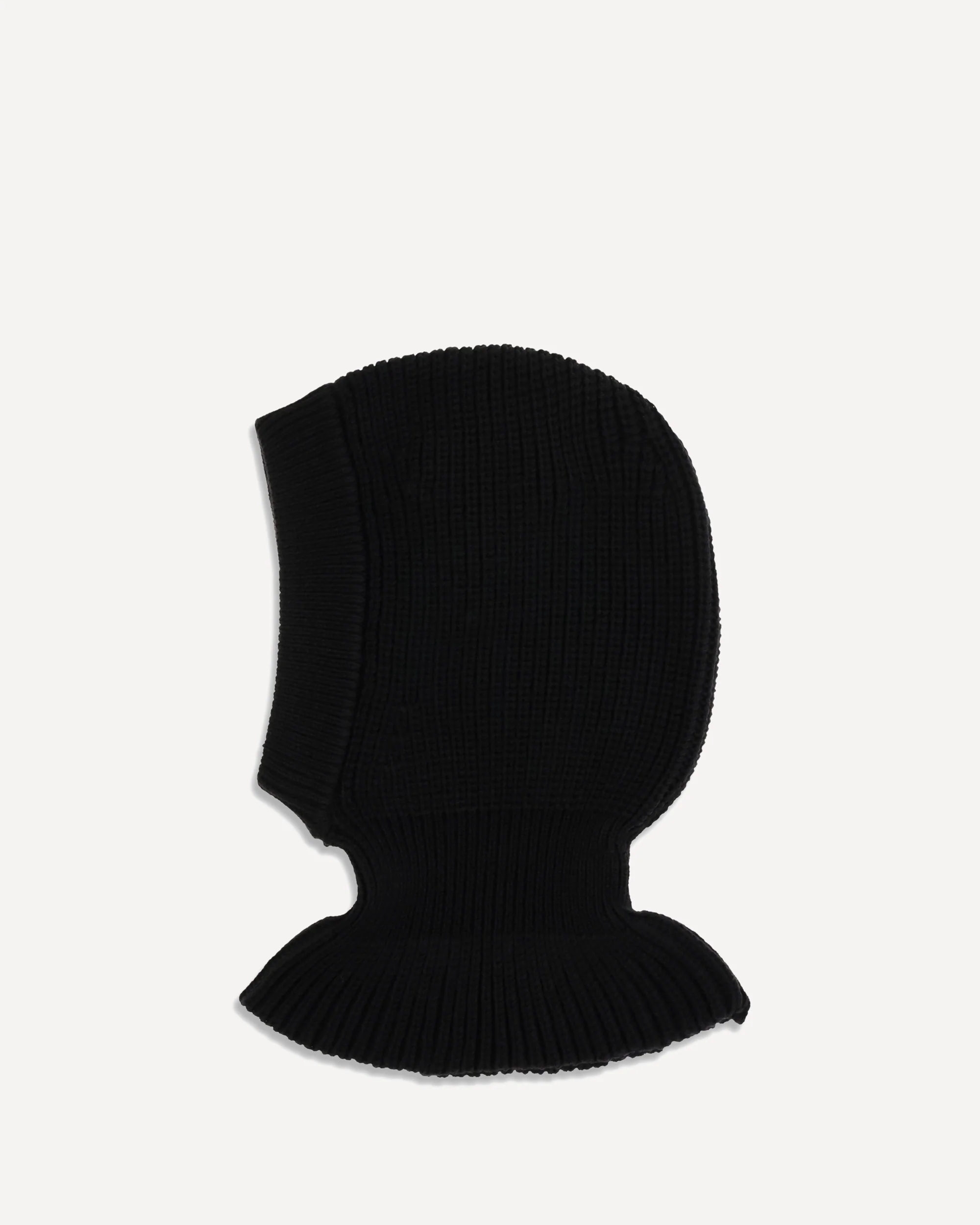 Ribbed wool Balaclava - BLACK | Cheap Luxury Handbags Store,