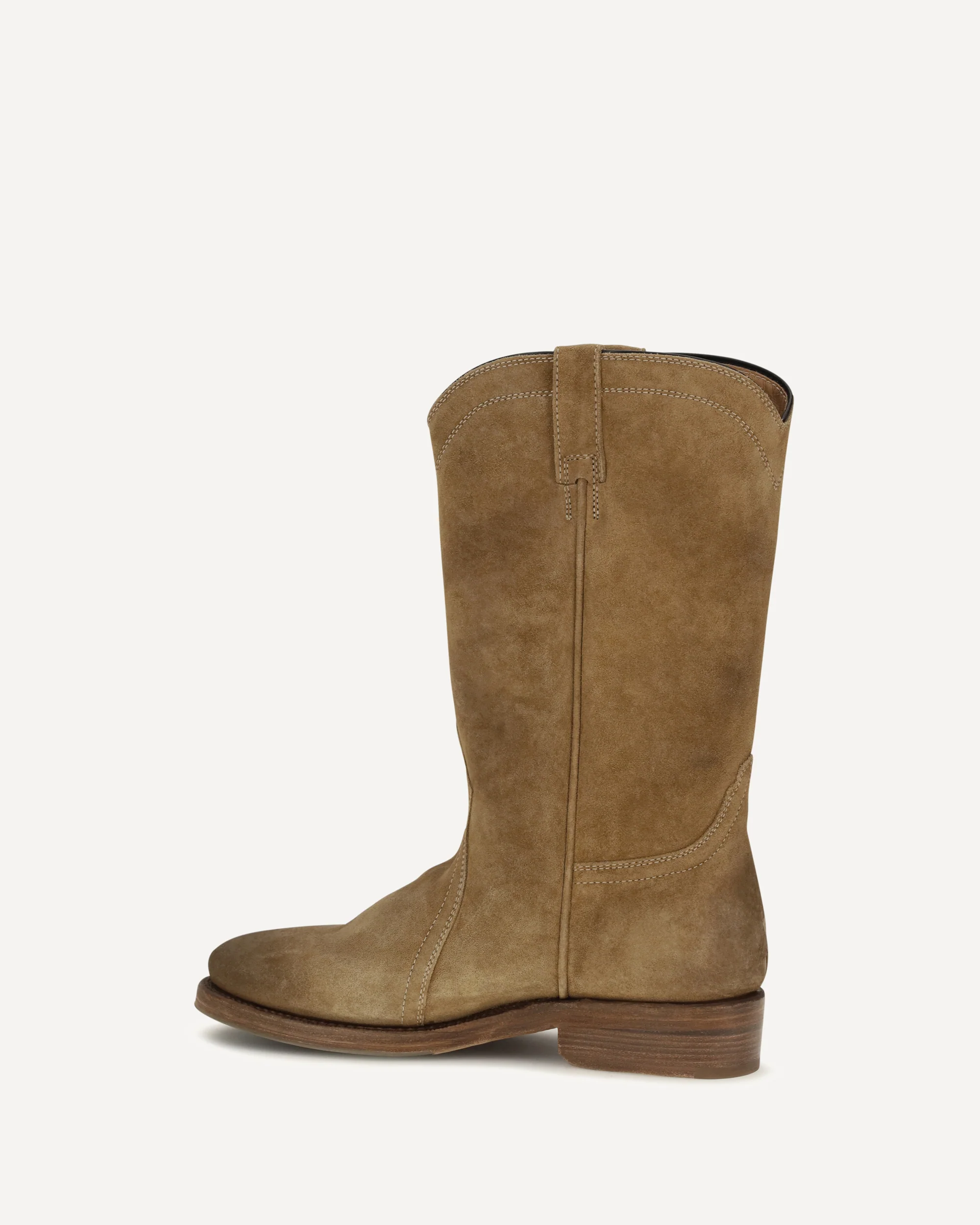 Bruce suede Ankle Boots - BEIGE | Cheap Luxury Handbags Store,