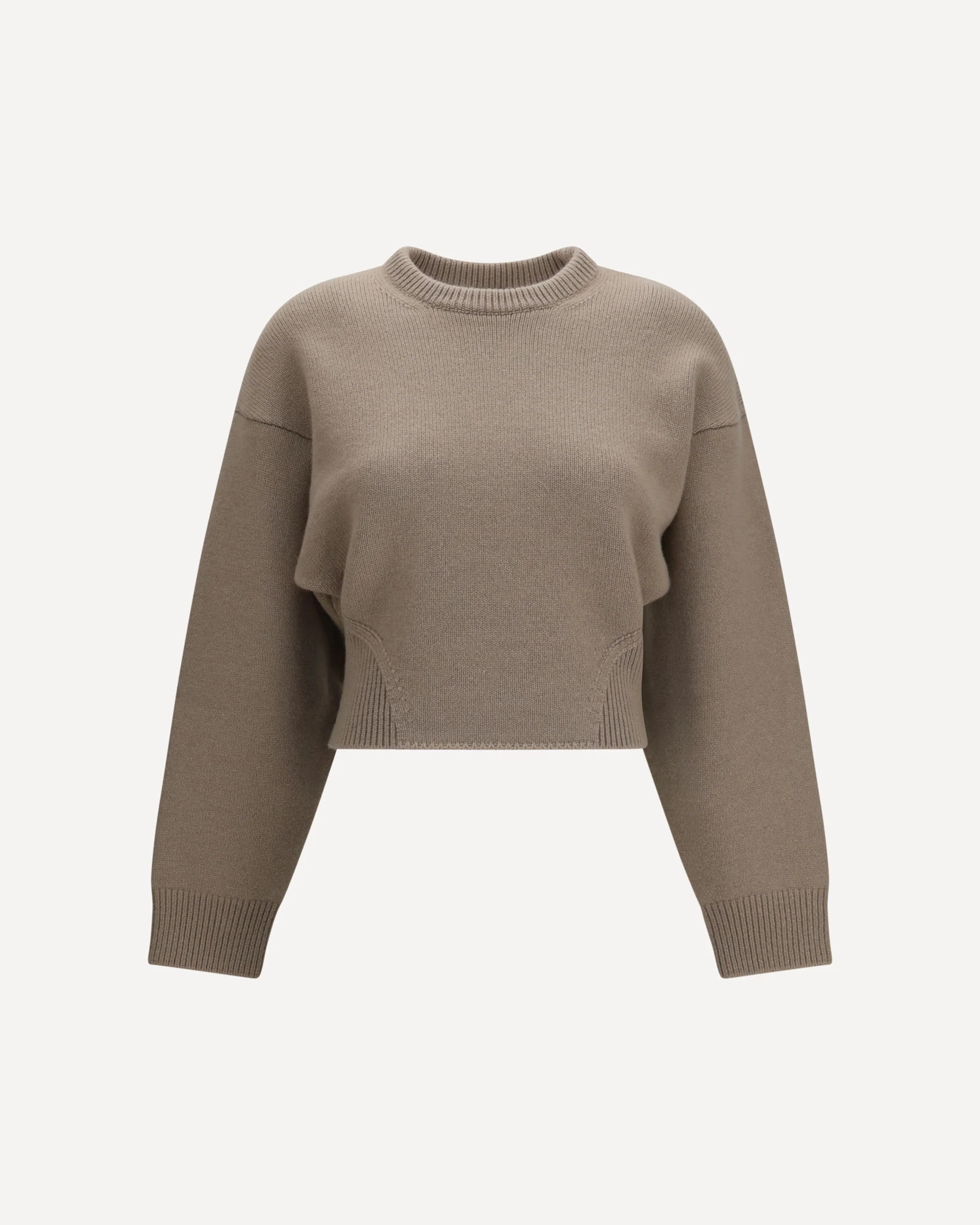 Cashmere crewneck Sweater - BEIGE | Cheap Luxury Handbags Store,