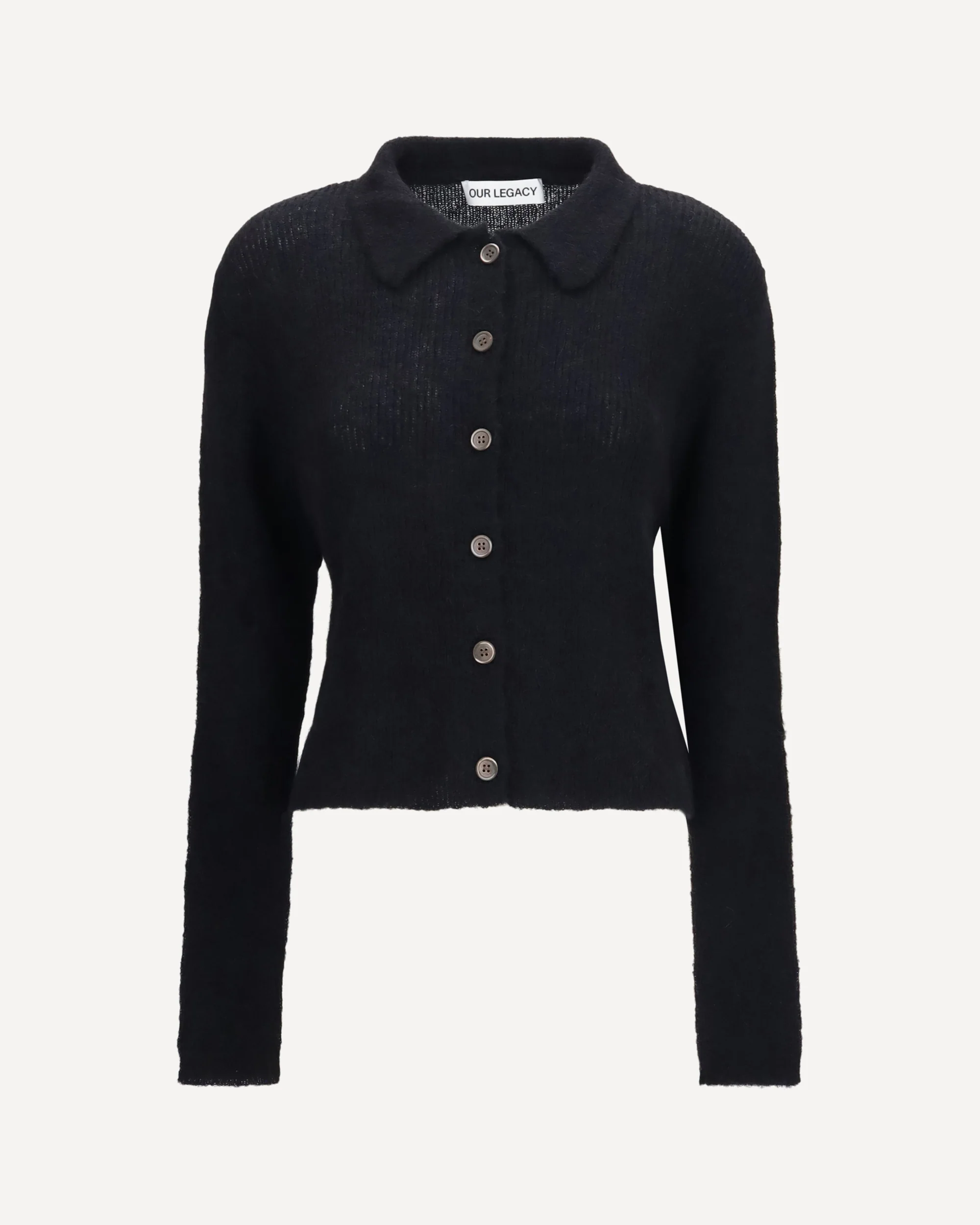 Mazzy Polo Sweater in alpaca blend - BLACK | Cheap Luxury Handbags Store,