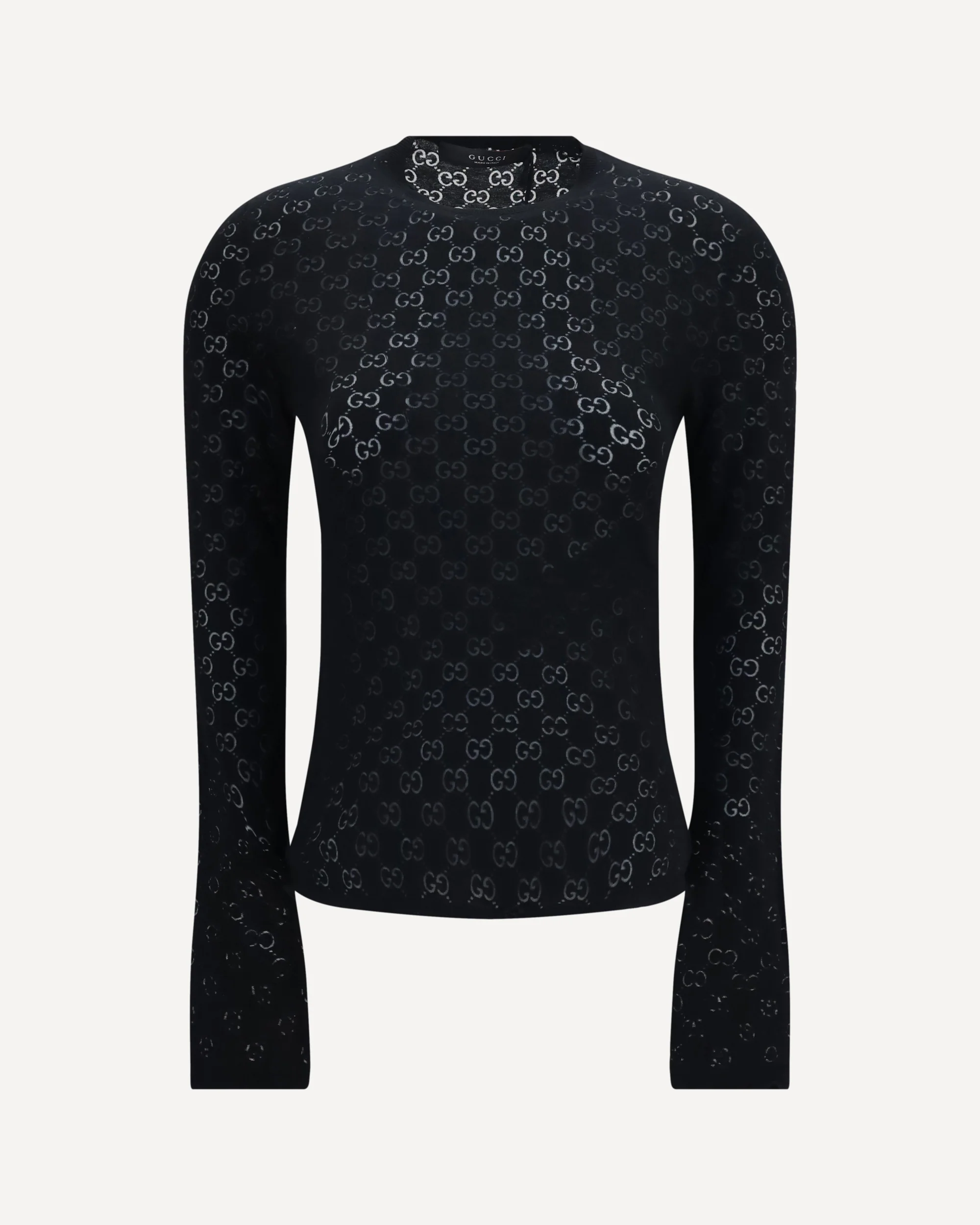 GG dévoré cotton T-shirt - BLACK | Cheap Luxury Handbags Store,