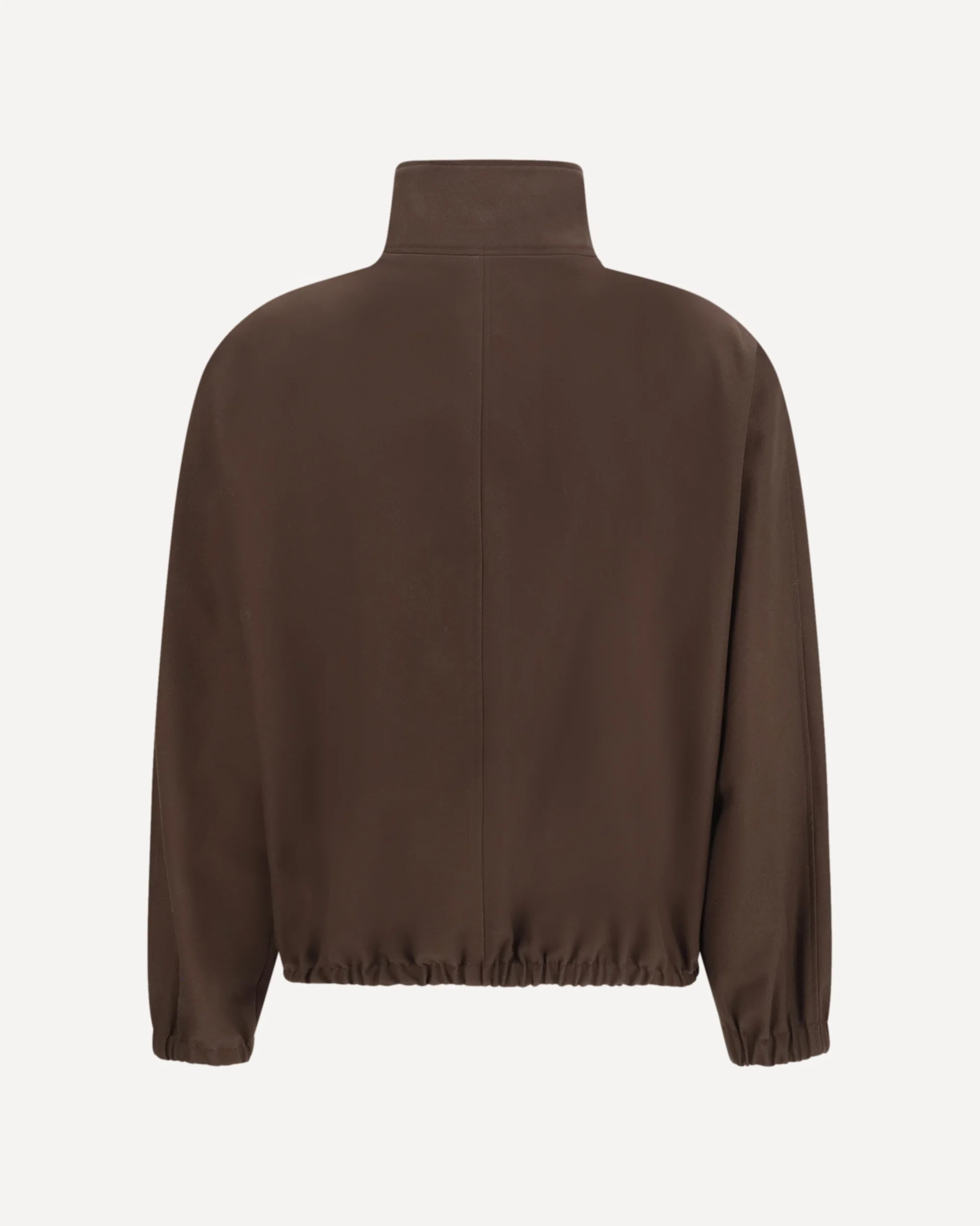 Zip-up Bomber Jacket - BROWN | Cheap Luxury Handbags Store,