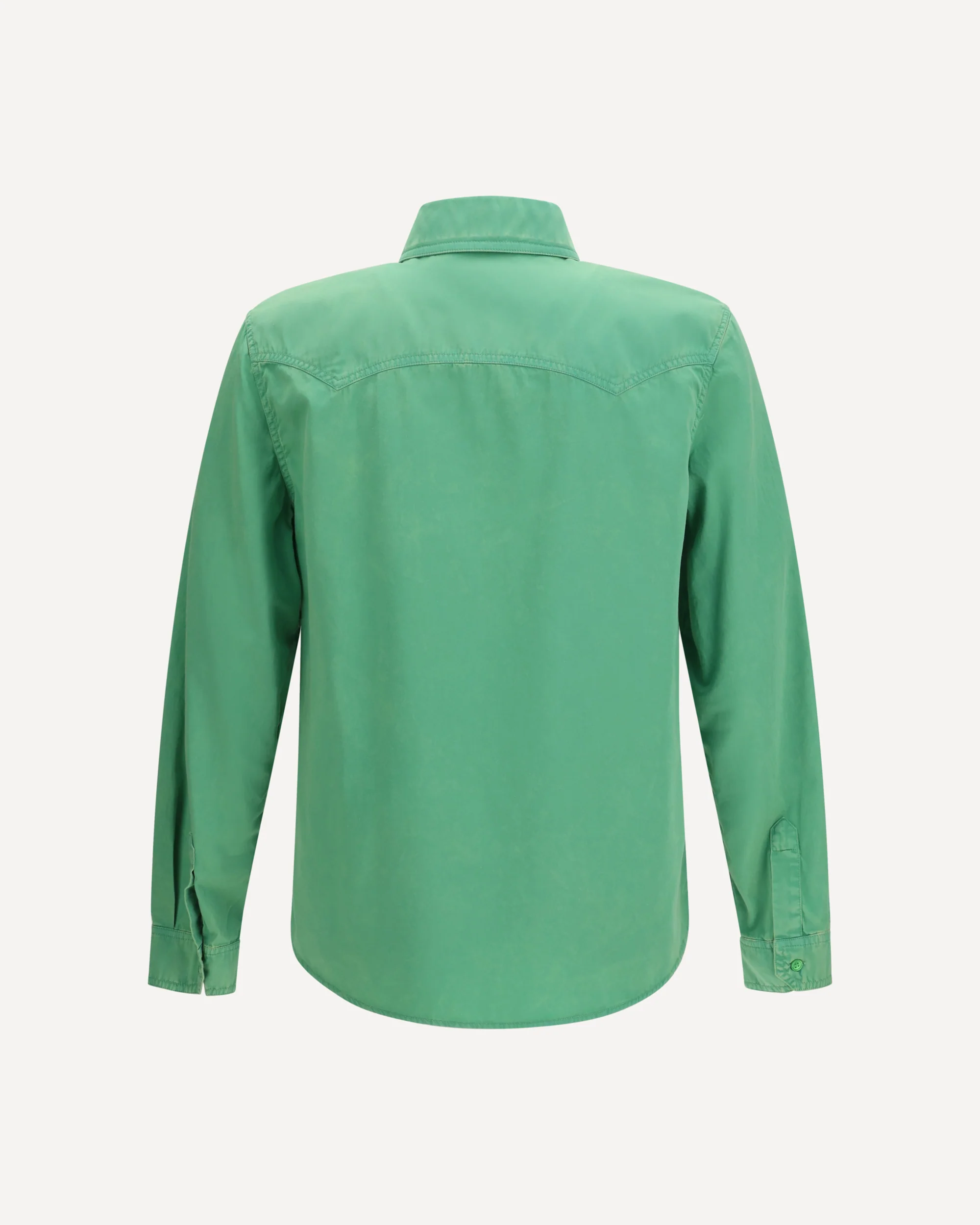 Cotton Shirt - GREEN | Cheap Luxury Handbags Store,