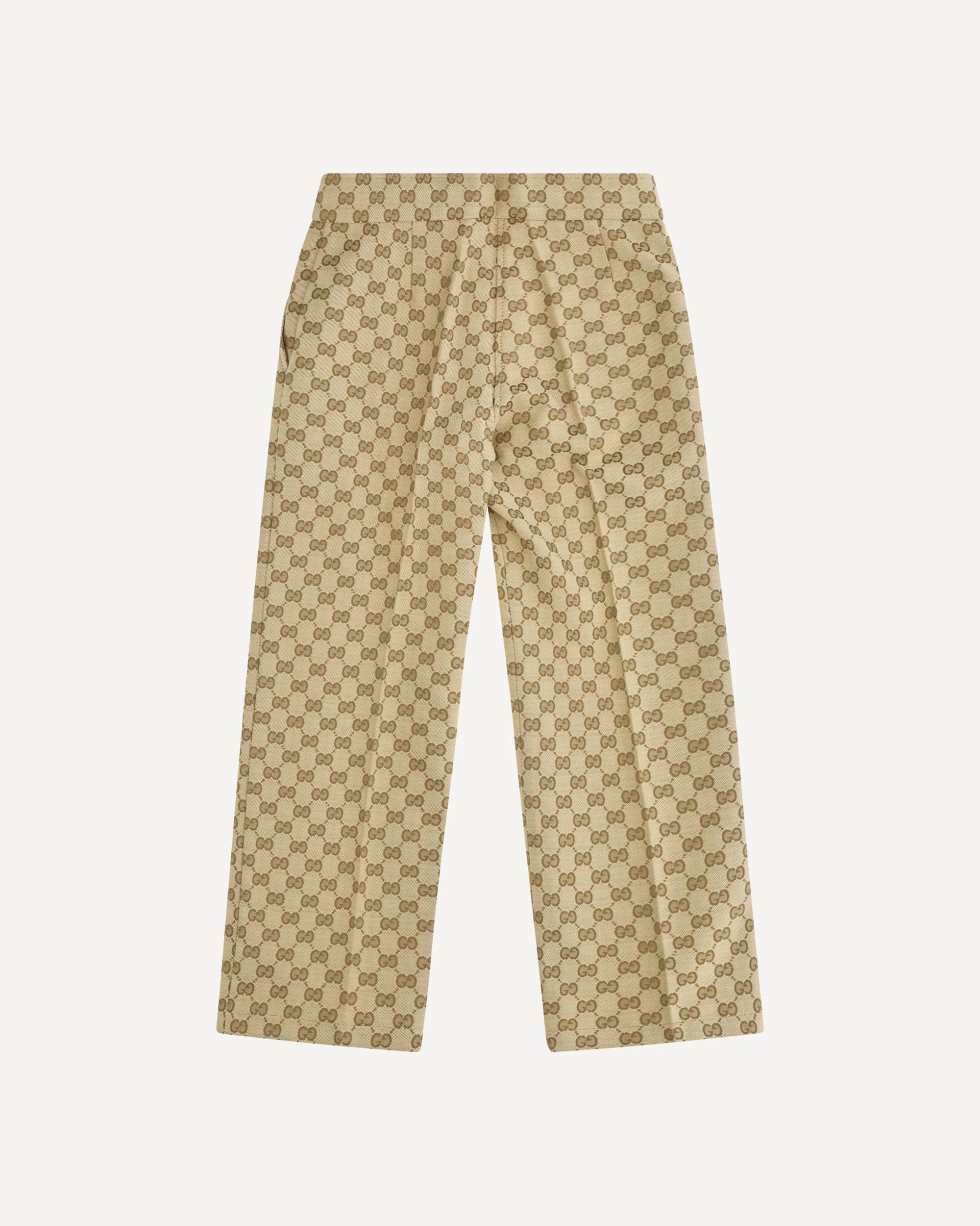 GG Canvas Pants for Boy - BEIGE | Cheap Luxury Handbags Store,