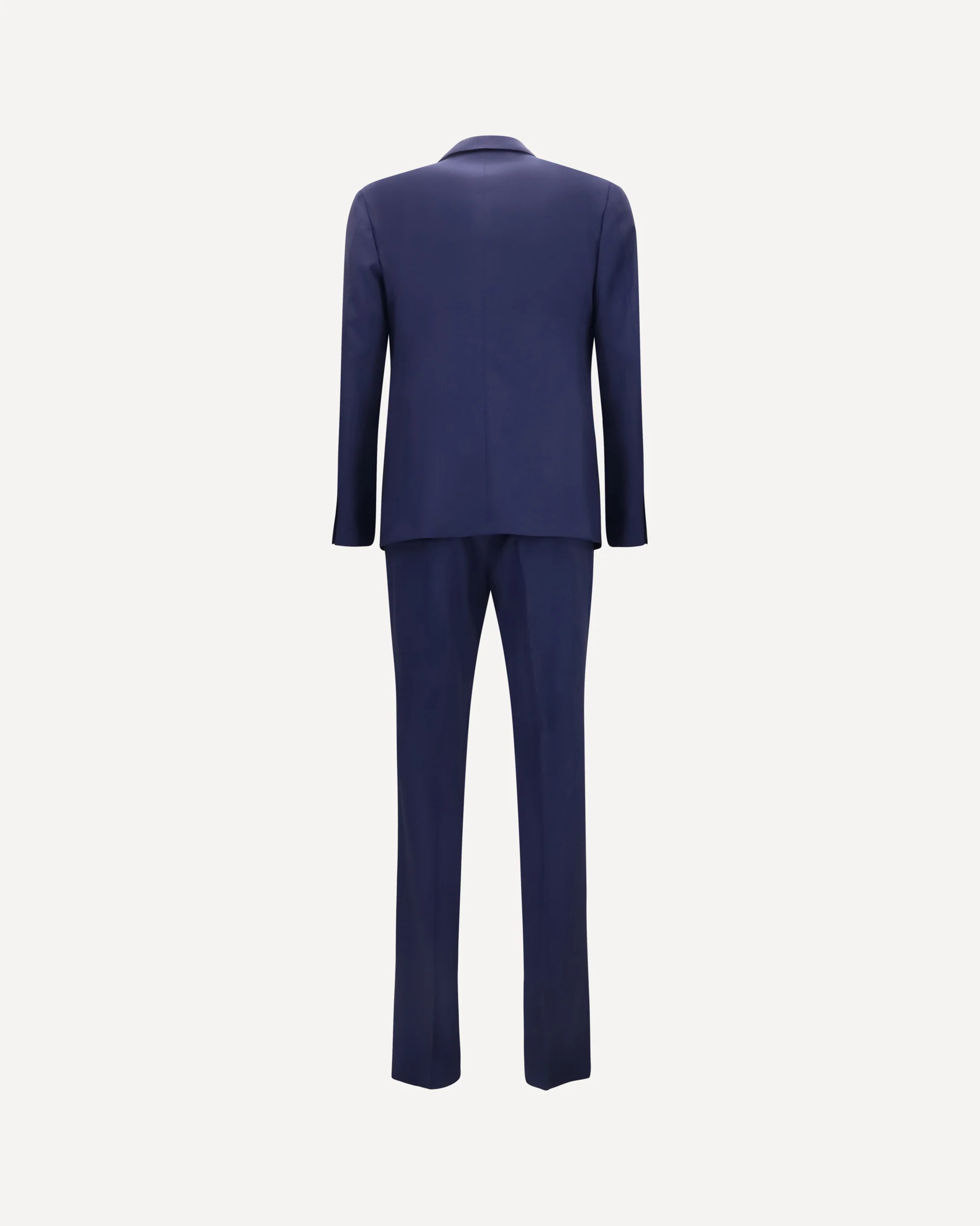 Wool Suit with double-breasted Jacket and vest - BLUE | Cheap Luxury Handbags Store,