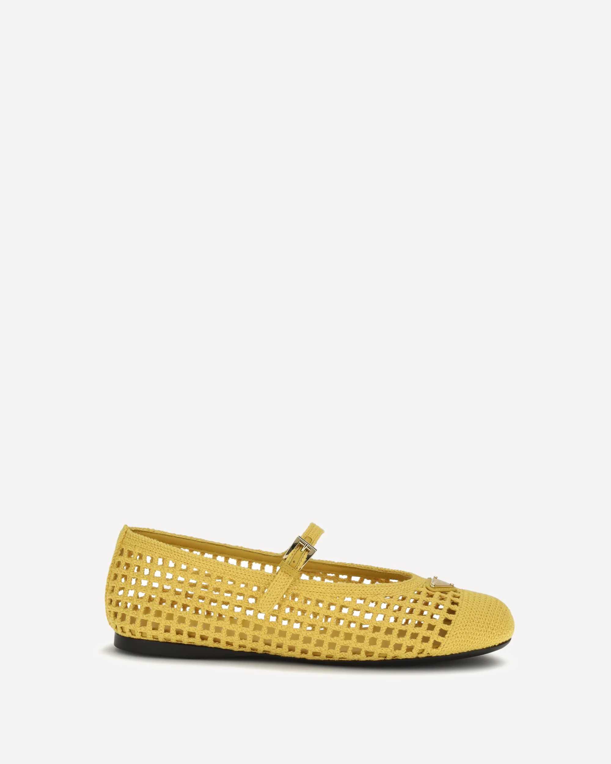 Crochet Ballerinas - YELLOW | Cheap Luxury Handbags Store,